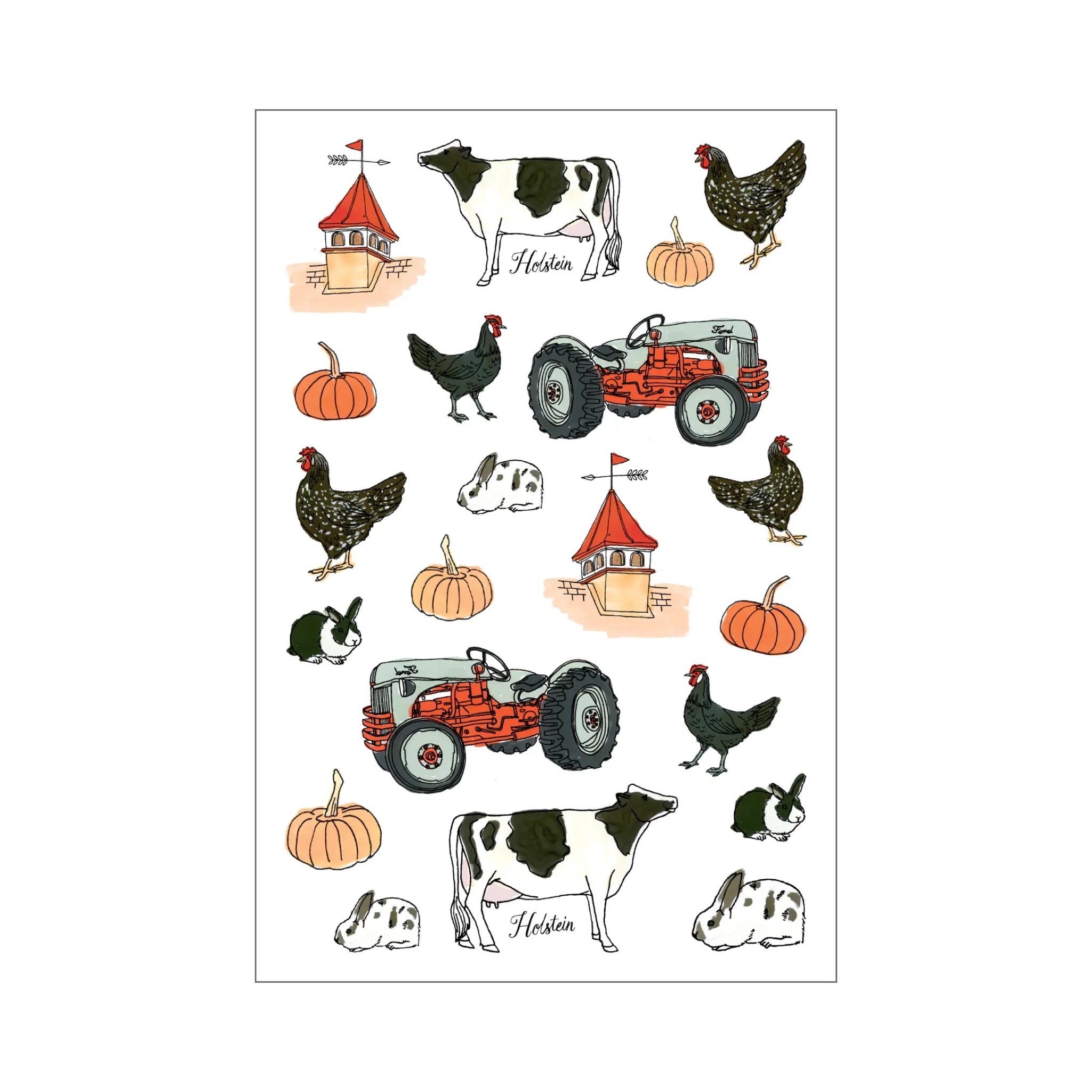 Farm Anatomy Sticker Book - bubblegum market