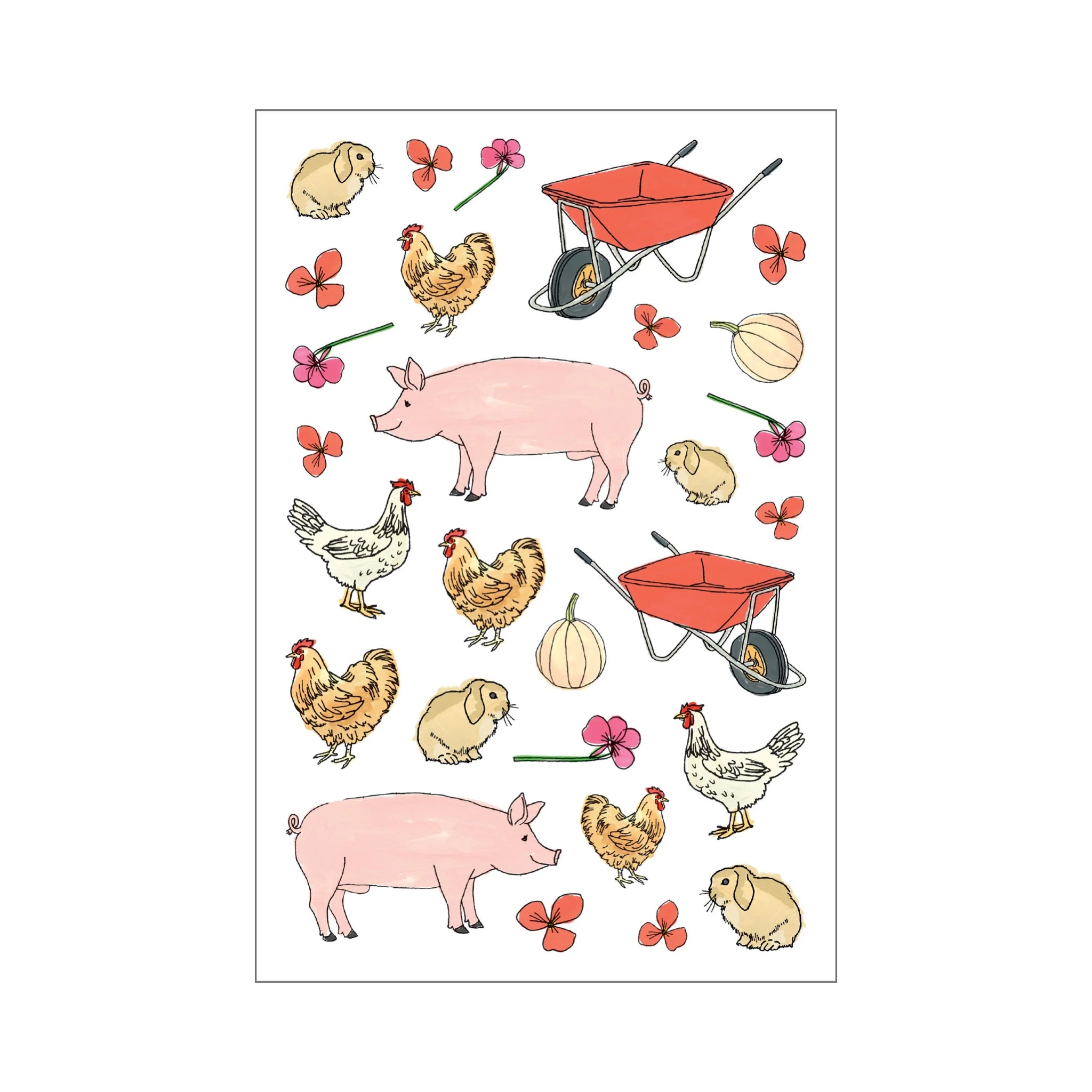 Farm Anatomy Sticker Book - bubblegum market