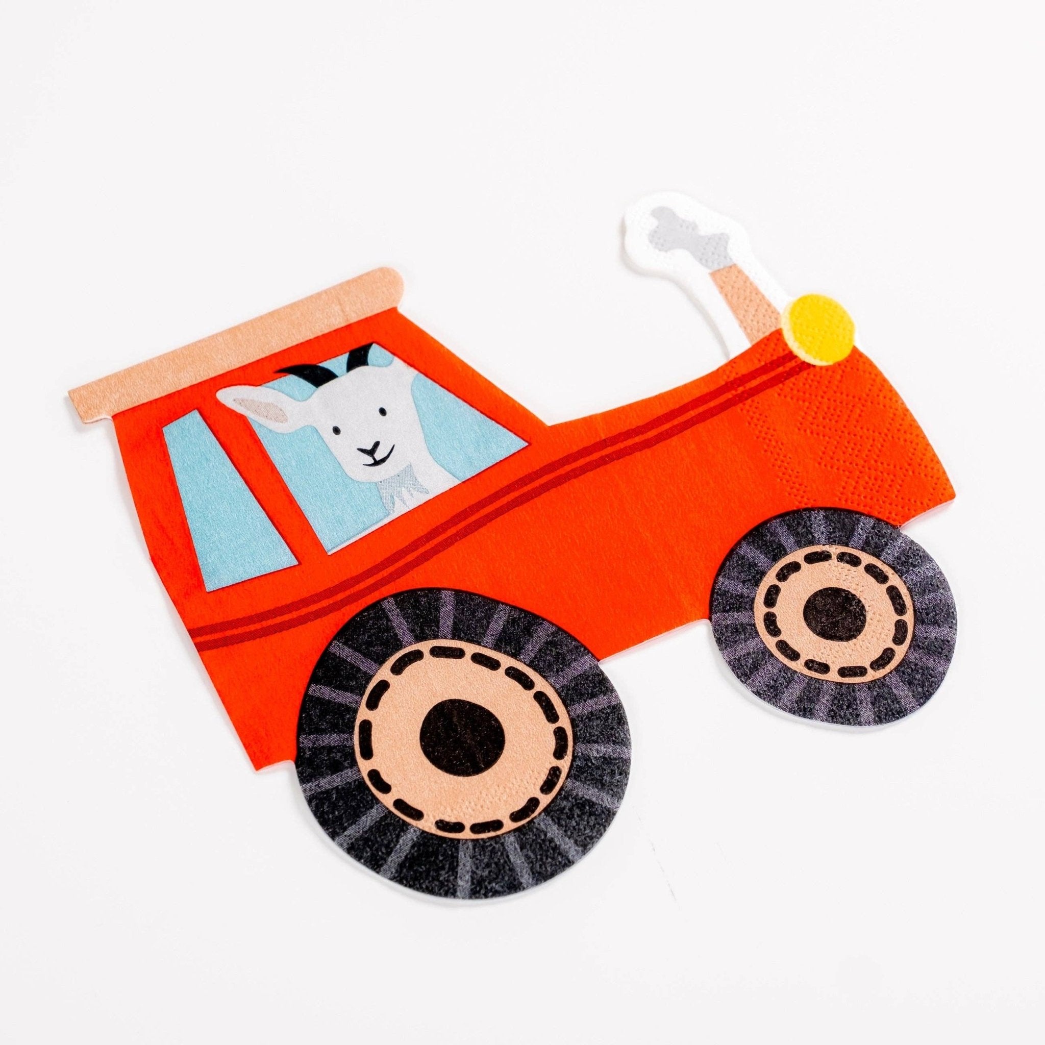 Farm Tractor Napkins - bubblegum market