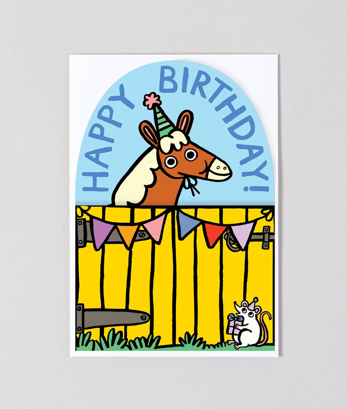Farmyard Fold Out Birthday Card - bubblegum market