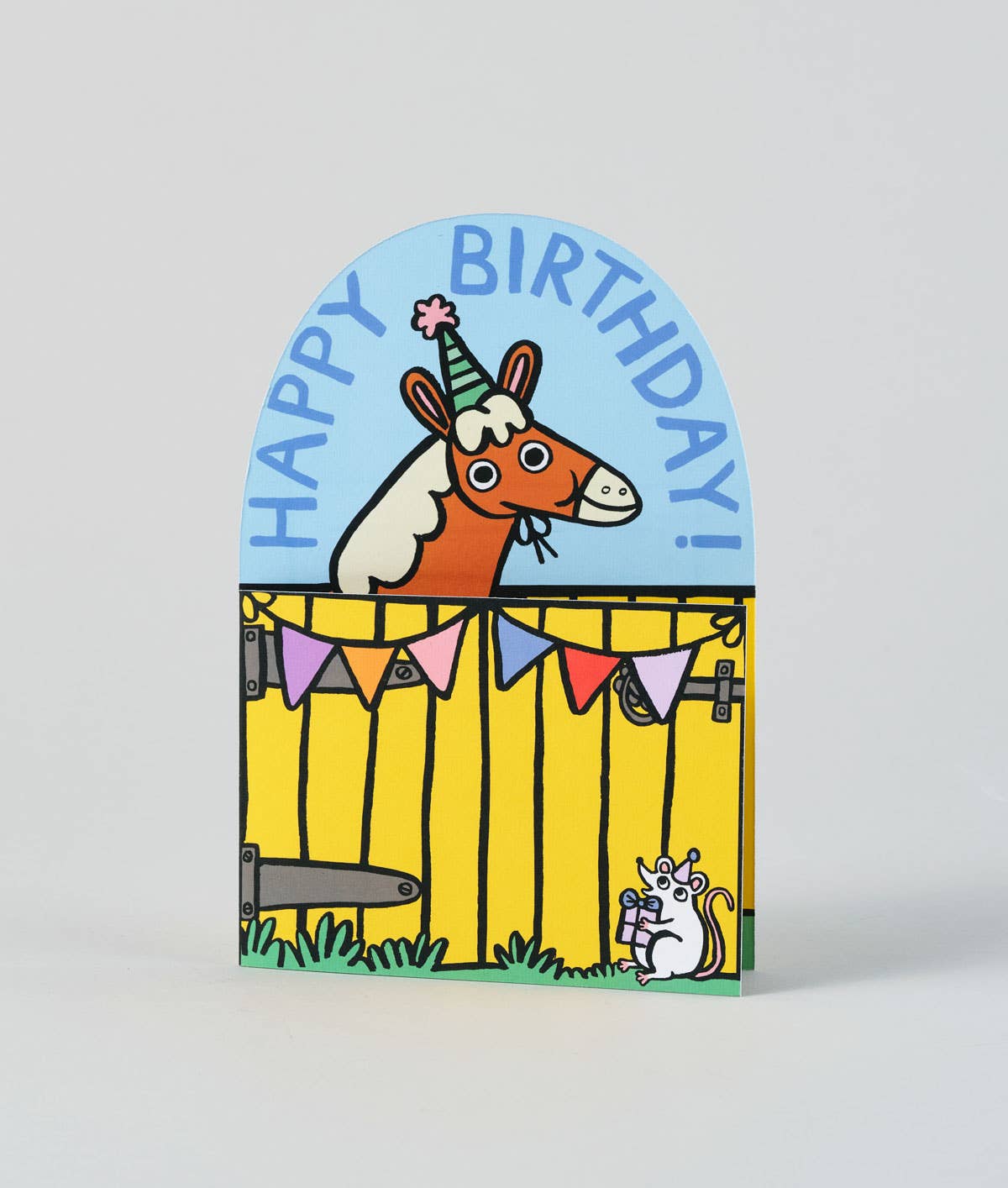 Farmyard Fold Out Birthday Card - bubblegum market