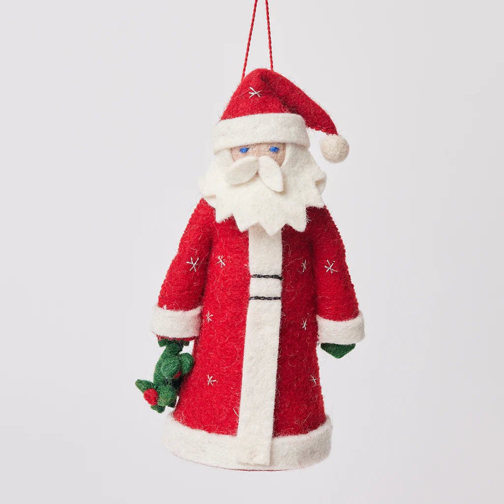Father Christmas Felt Ornament 5.75" - bubblegum market