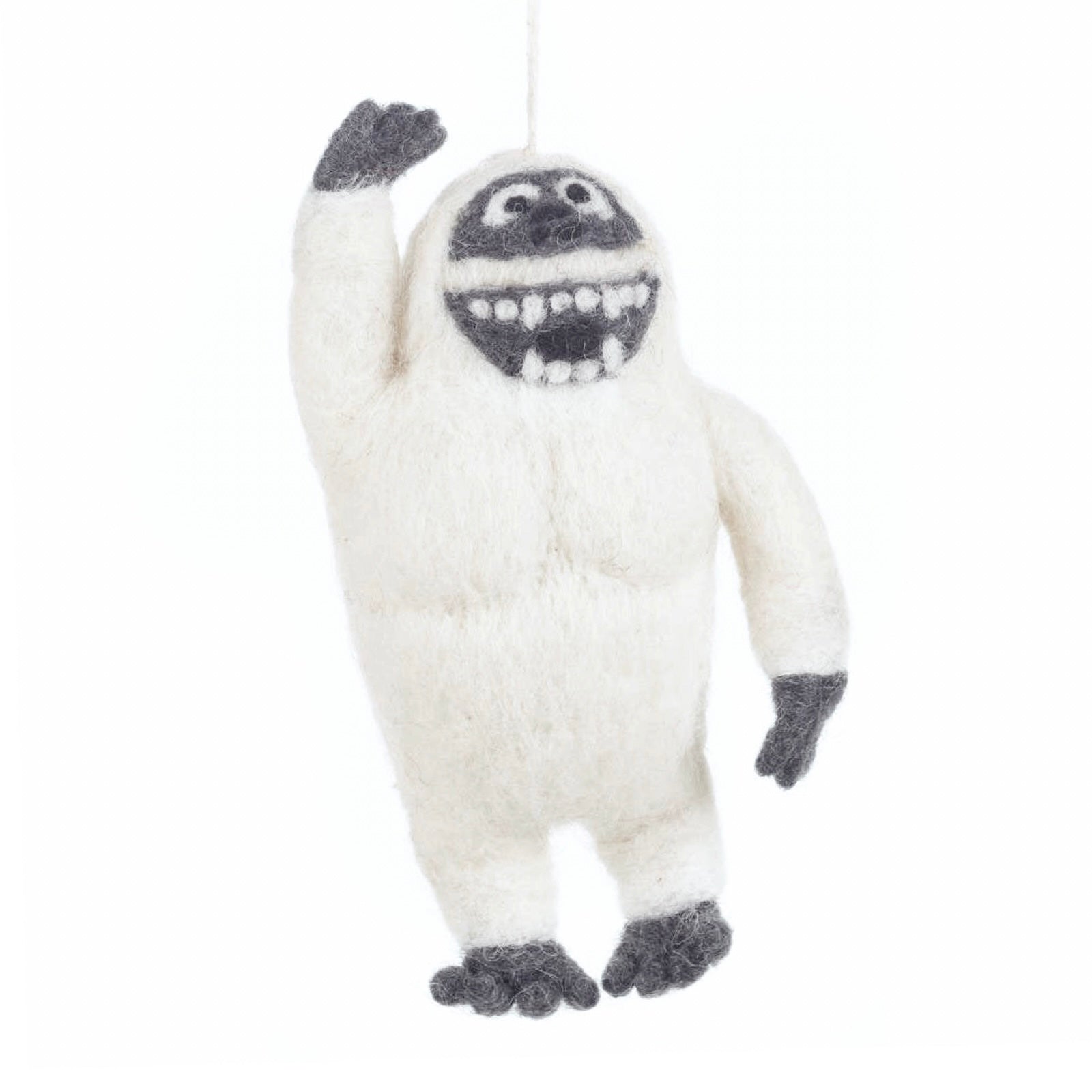 Felt Yeti Ornament 5" - bubblegum market