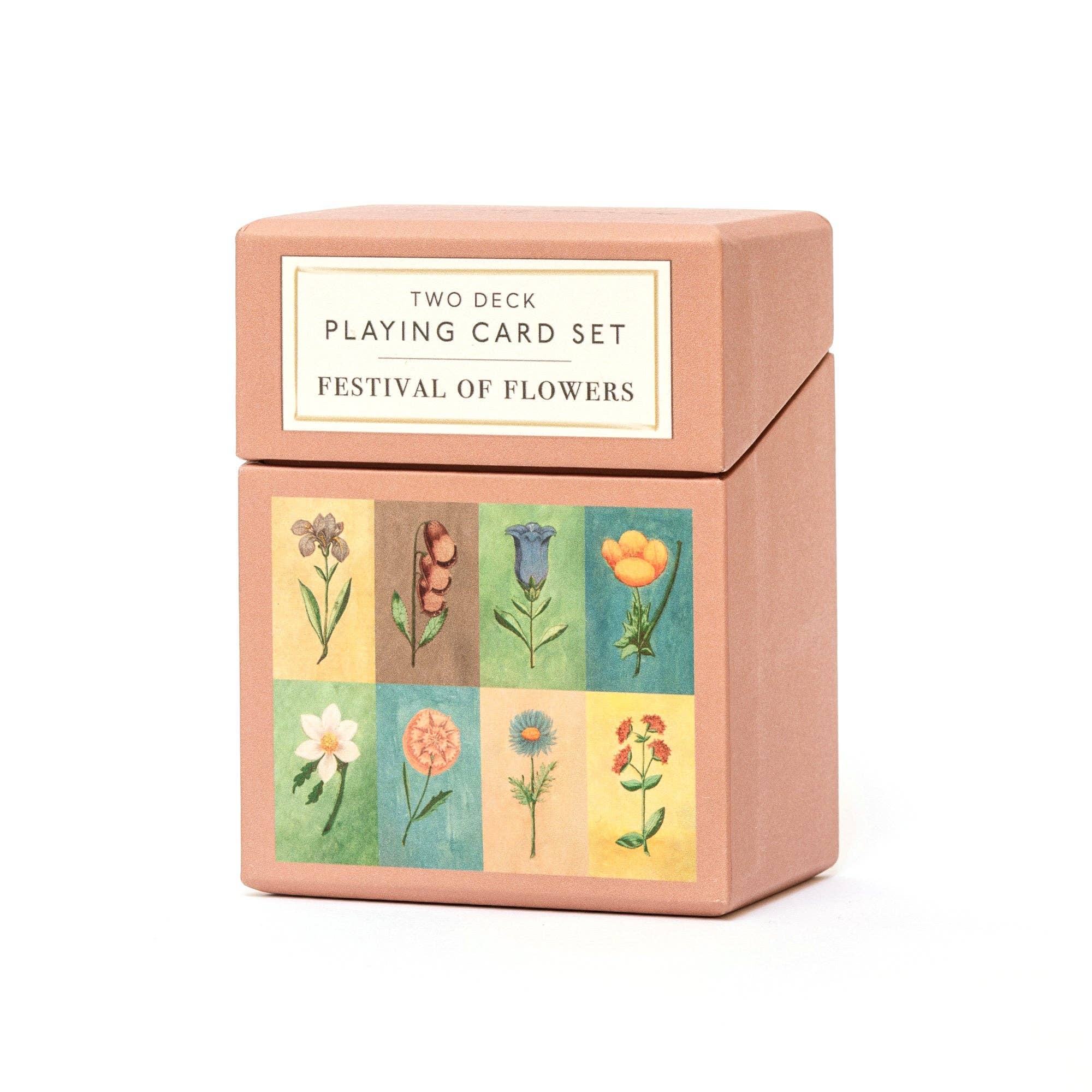 Festival of Flowers Playing Cards (Set of 2 Decks) - bubblegum market