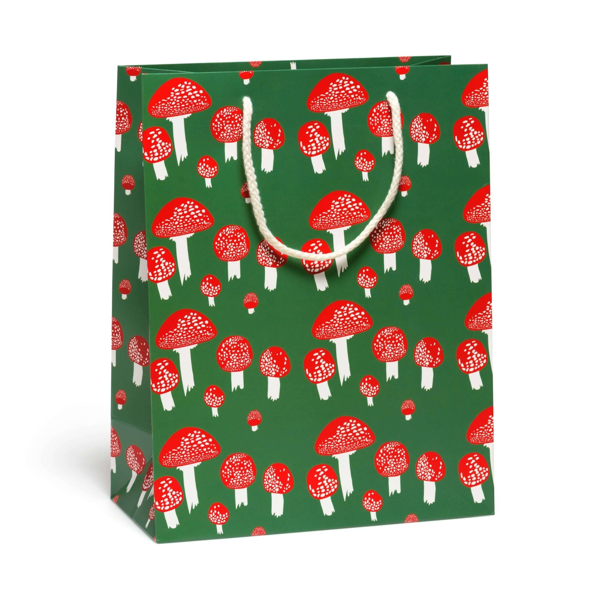 Festive Mushrooms Large Gift Bag - bubblegum market