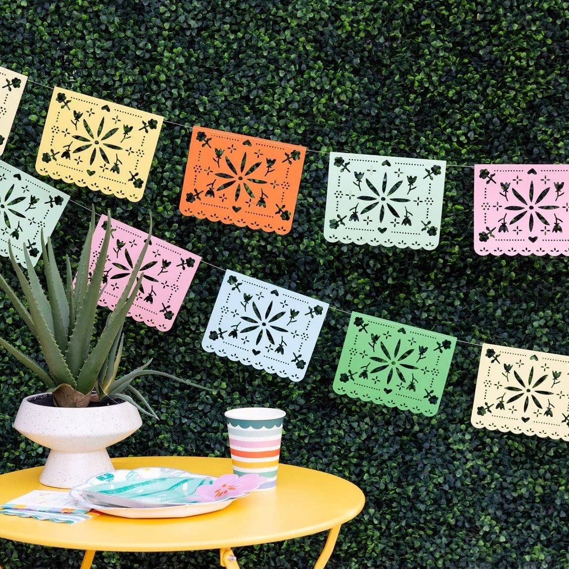 Fiesta Papel Picado Banner - bubblegum market