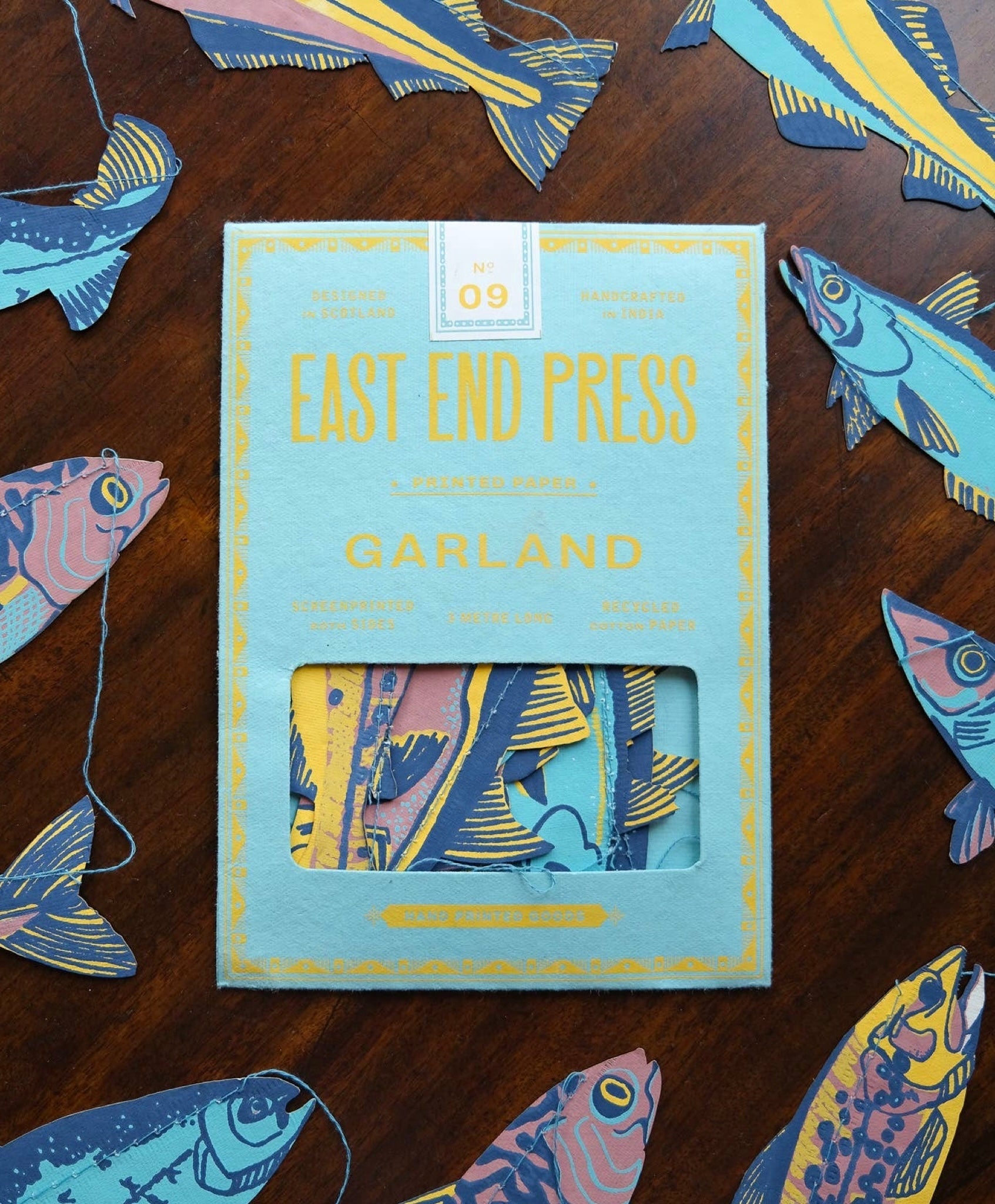 Fishes Sewn Garland - bubblegum market