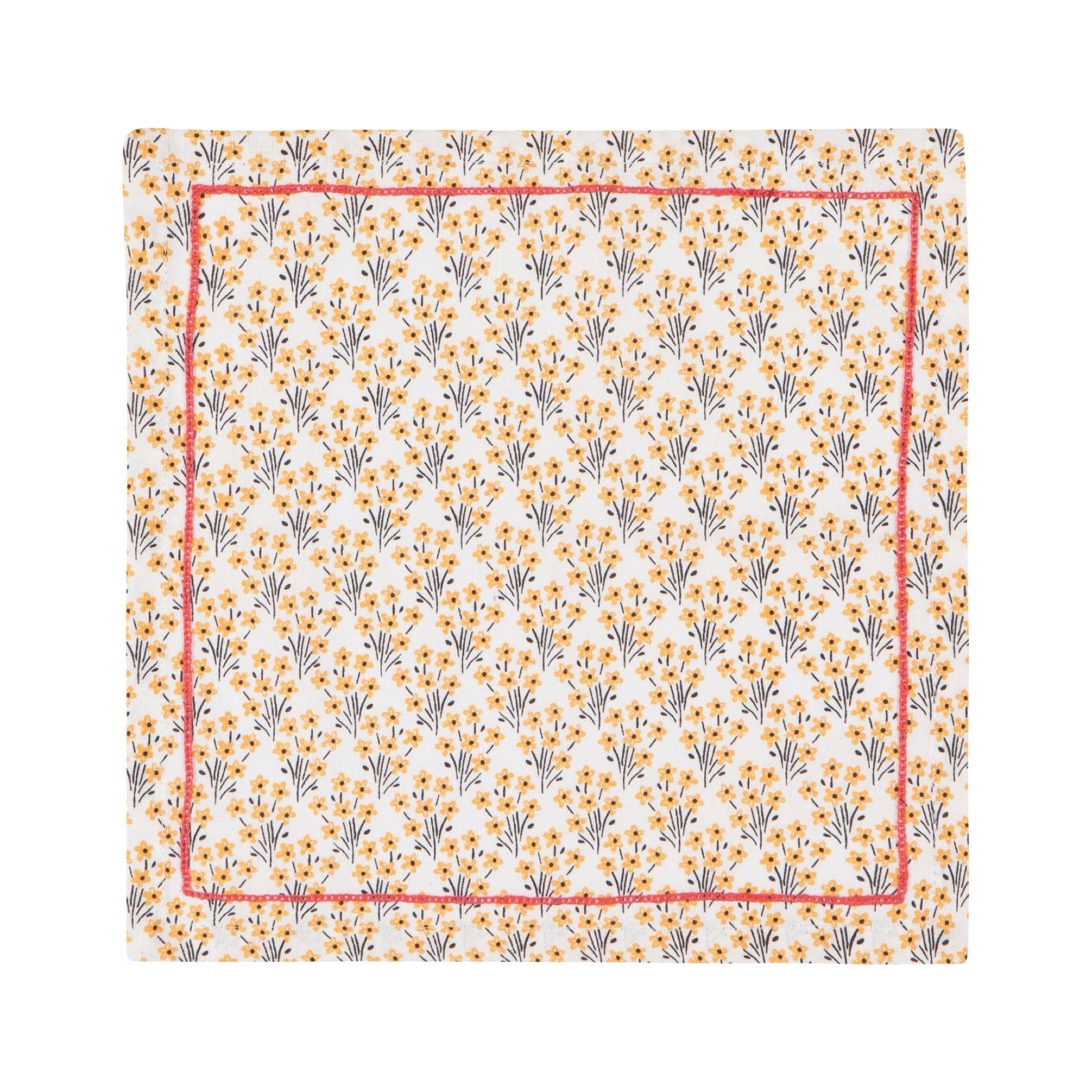 Floral Bouquet Cocktail Napkins (Set of 4) - bubblegum market