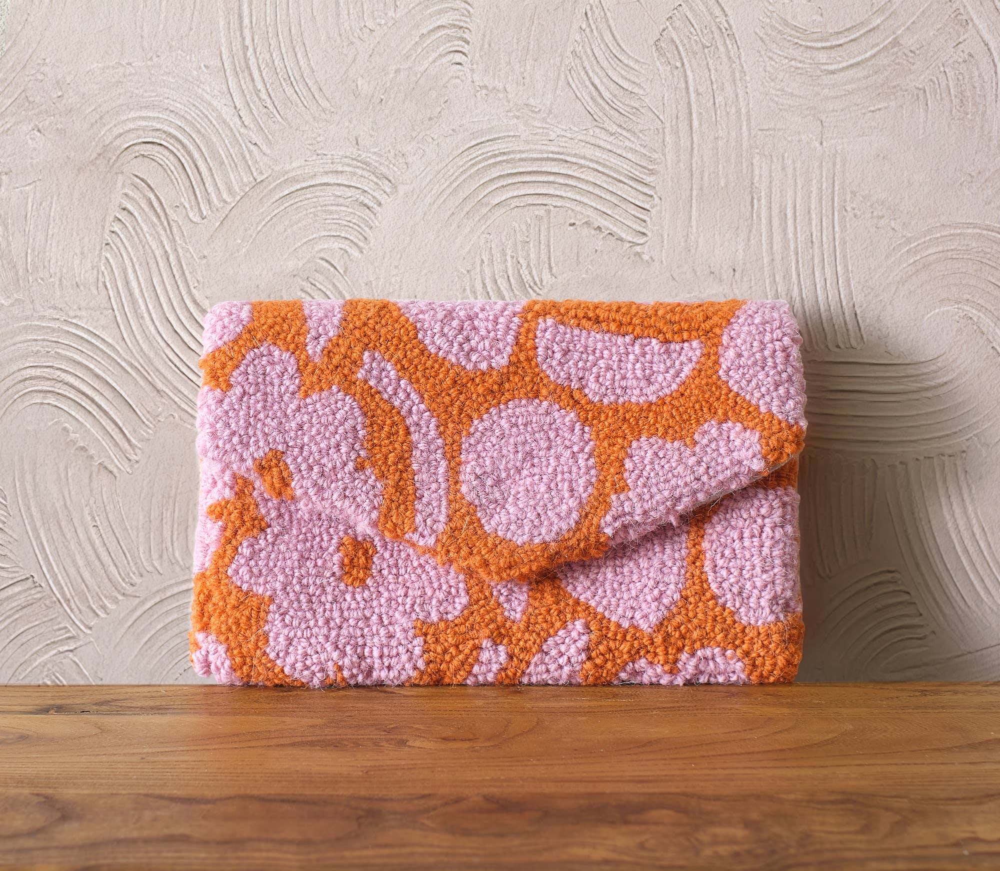 Floral Hook Clutch - bubblegum market