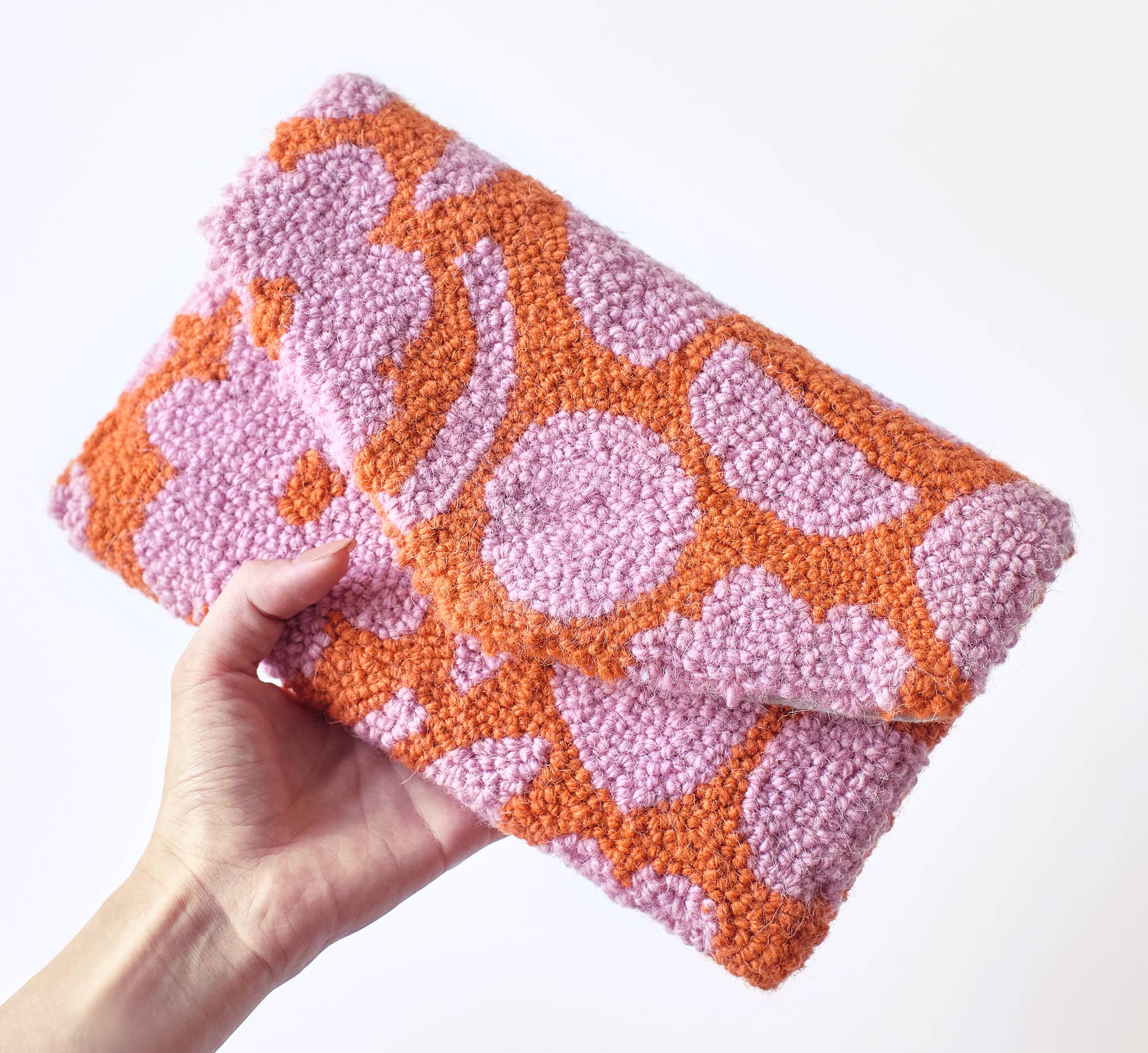 Floral Hook Clutch - bubblegum market