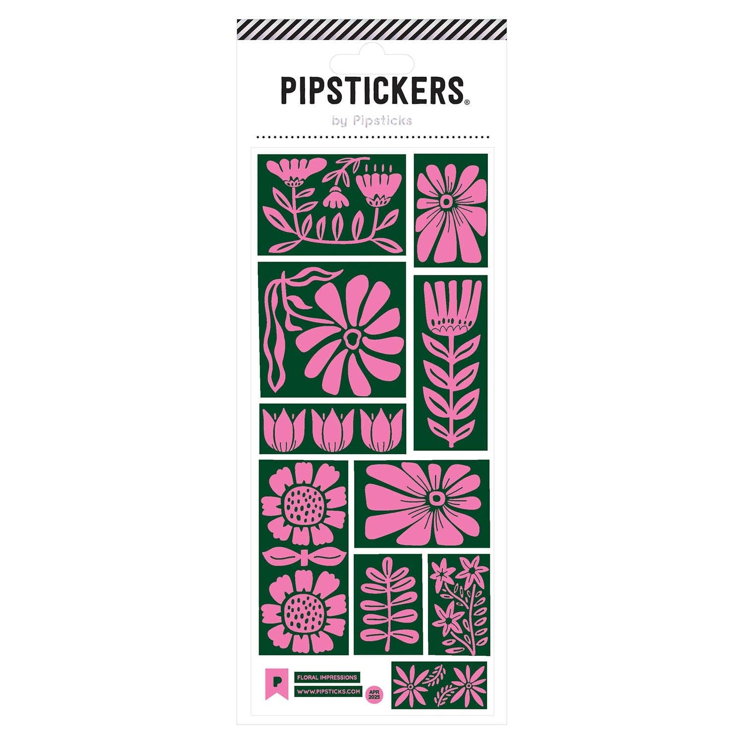 Floral Impressions Stickers - bubblegum market