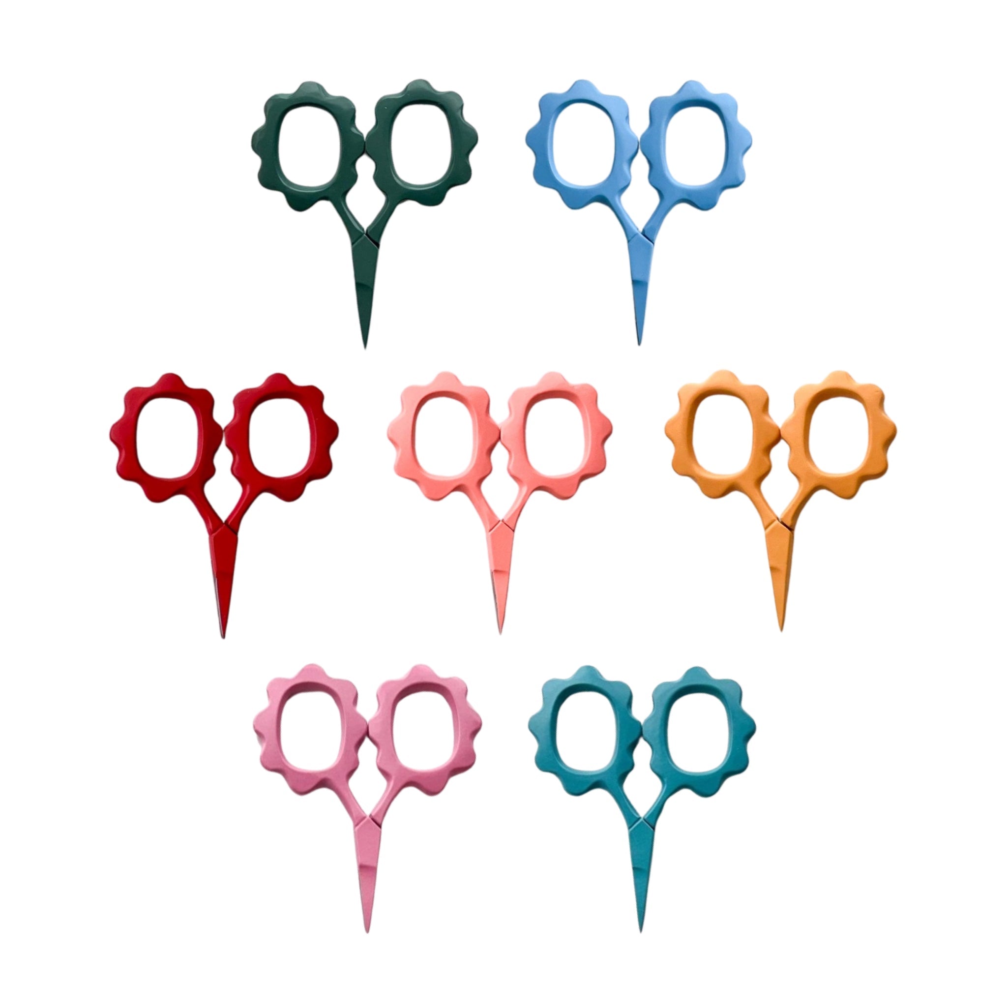 Flower Embroidery Scissors - bubblegum market