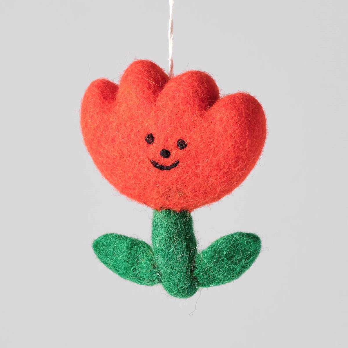 Flower Hanging Felt Ornament - bubblegum market