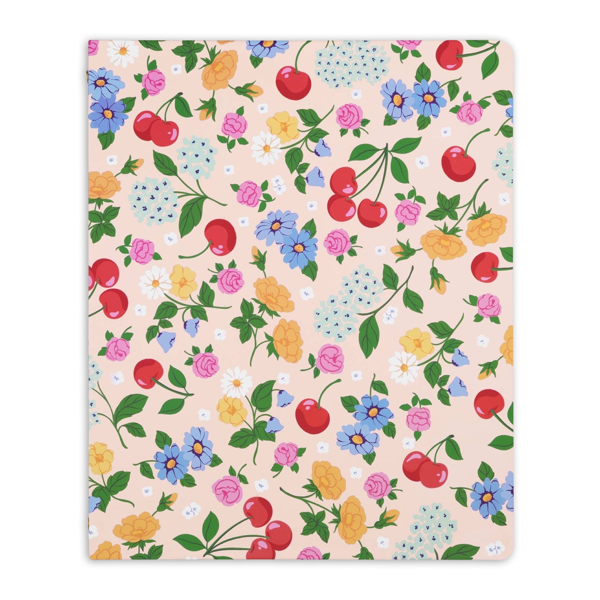 Flowers and Fruit 3 - Ring Binder - bubblegum market