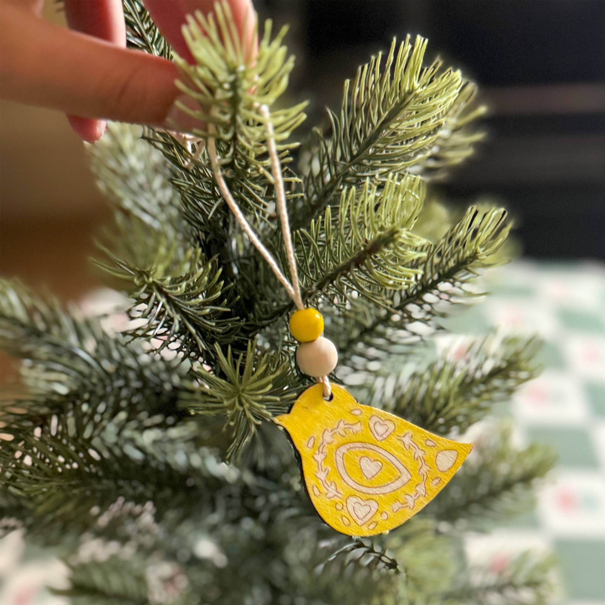 Folk Art Christmas Ornament Kit - bubblegum market