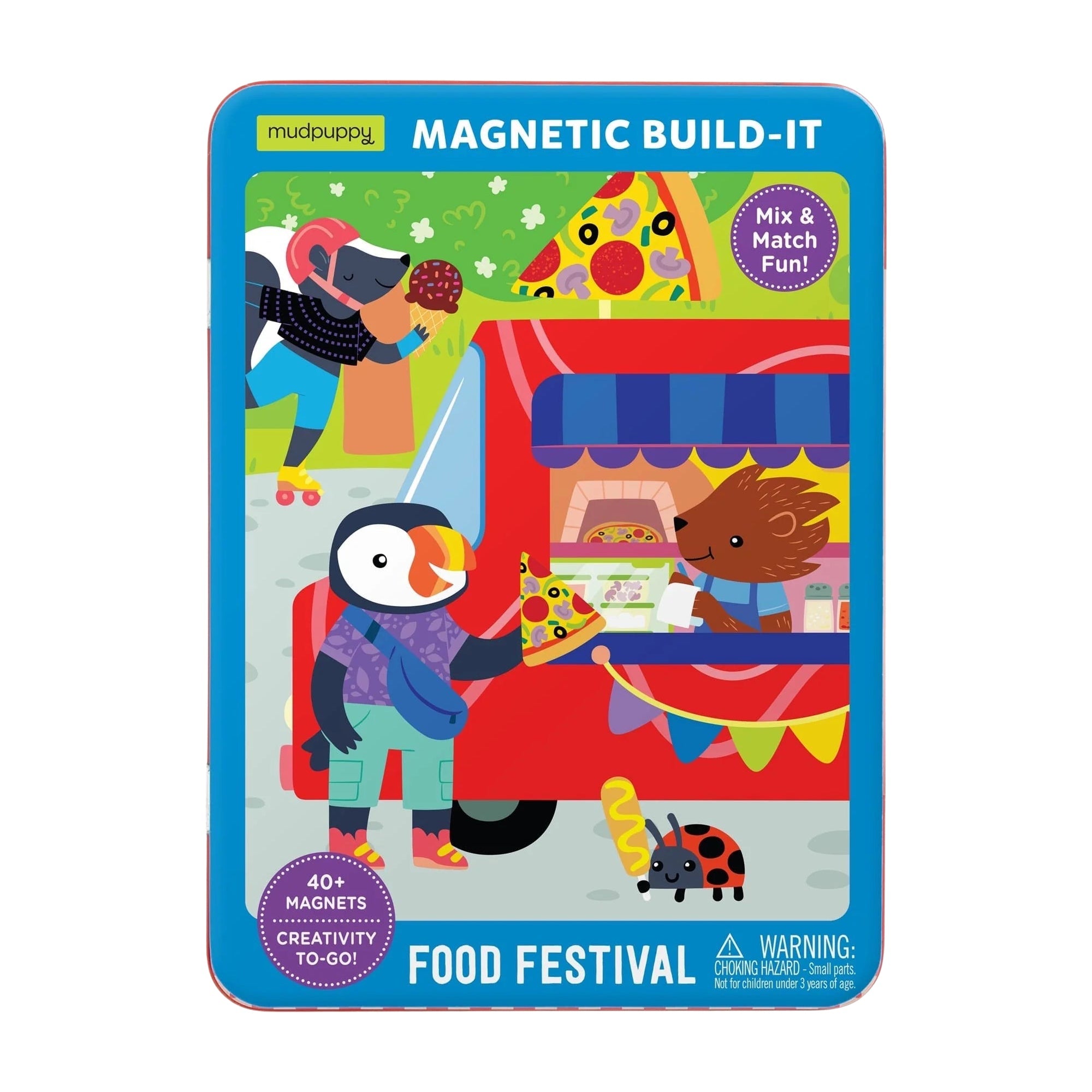 Food Truck Festival Magnetic Play Set - bubblegum market