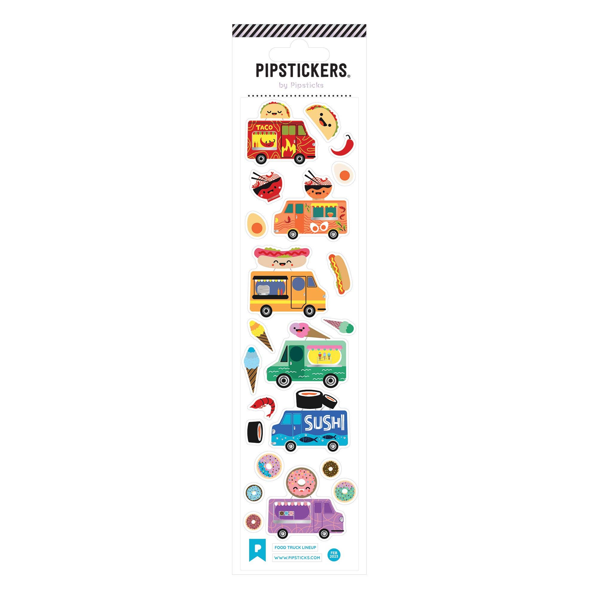 Food Truck Lineup Stickers - bubblegum market