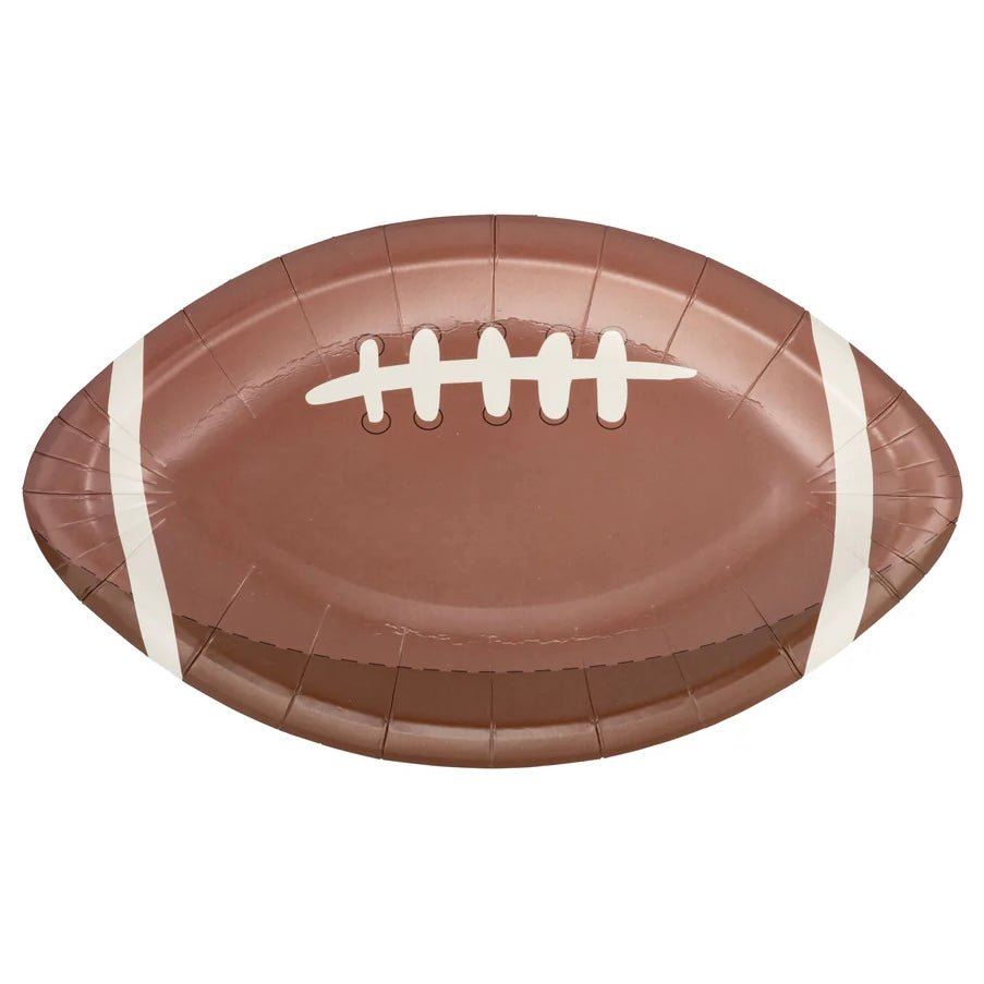 Football - Shaped Paper Plates 10" - bubblegum market
