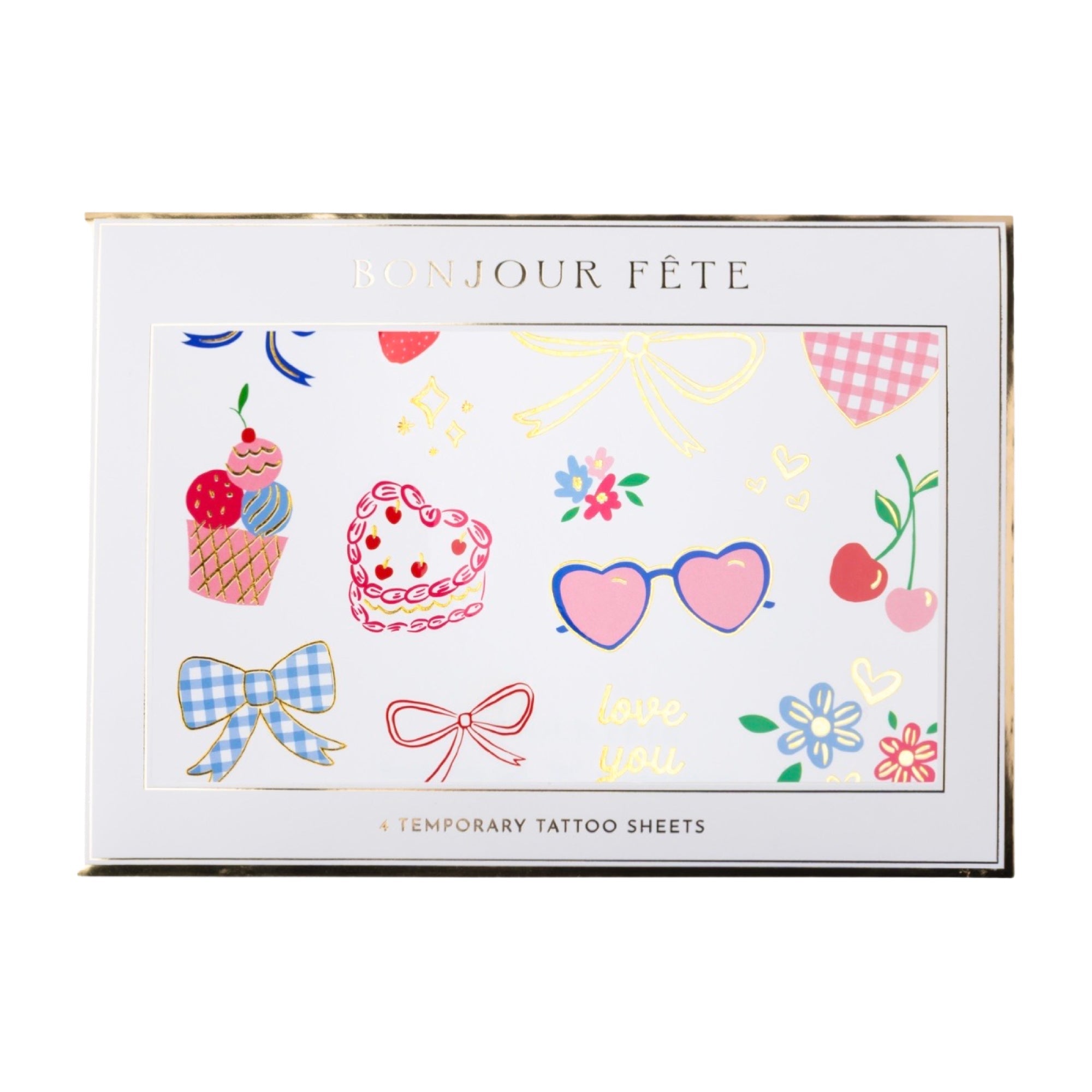 For The Girlies Temporary Tattoos - bubblegum market