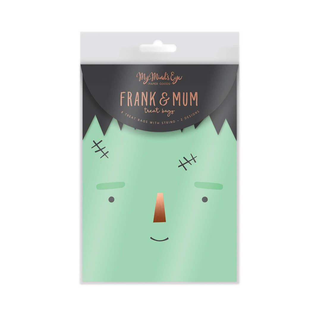 Frank & Mummy Halloween Treat Bags - bubblegum market