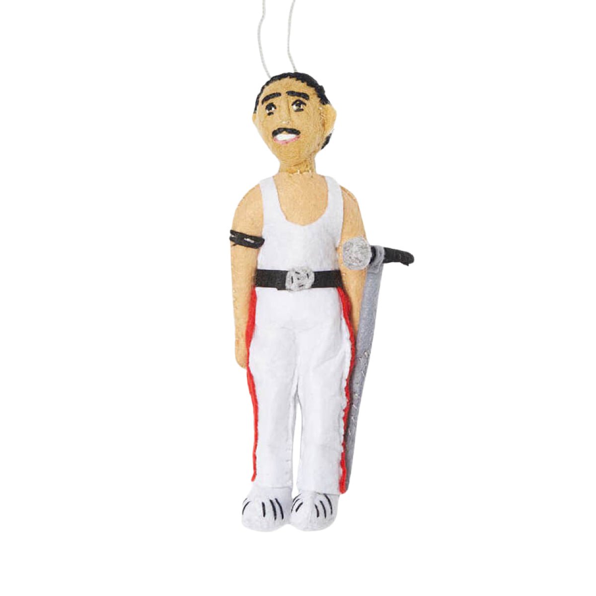 Freddie Mercury Felt Ornament - bubblegum market