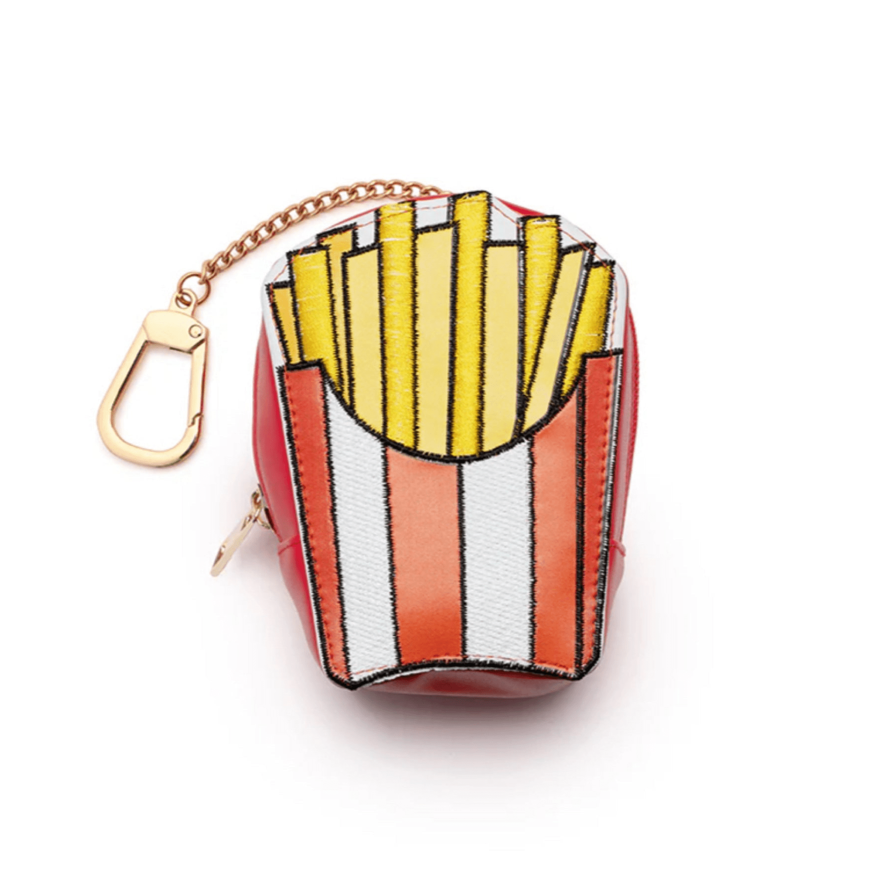 French Fries Bag Charm & Shopper - bubblegum market