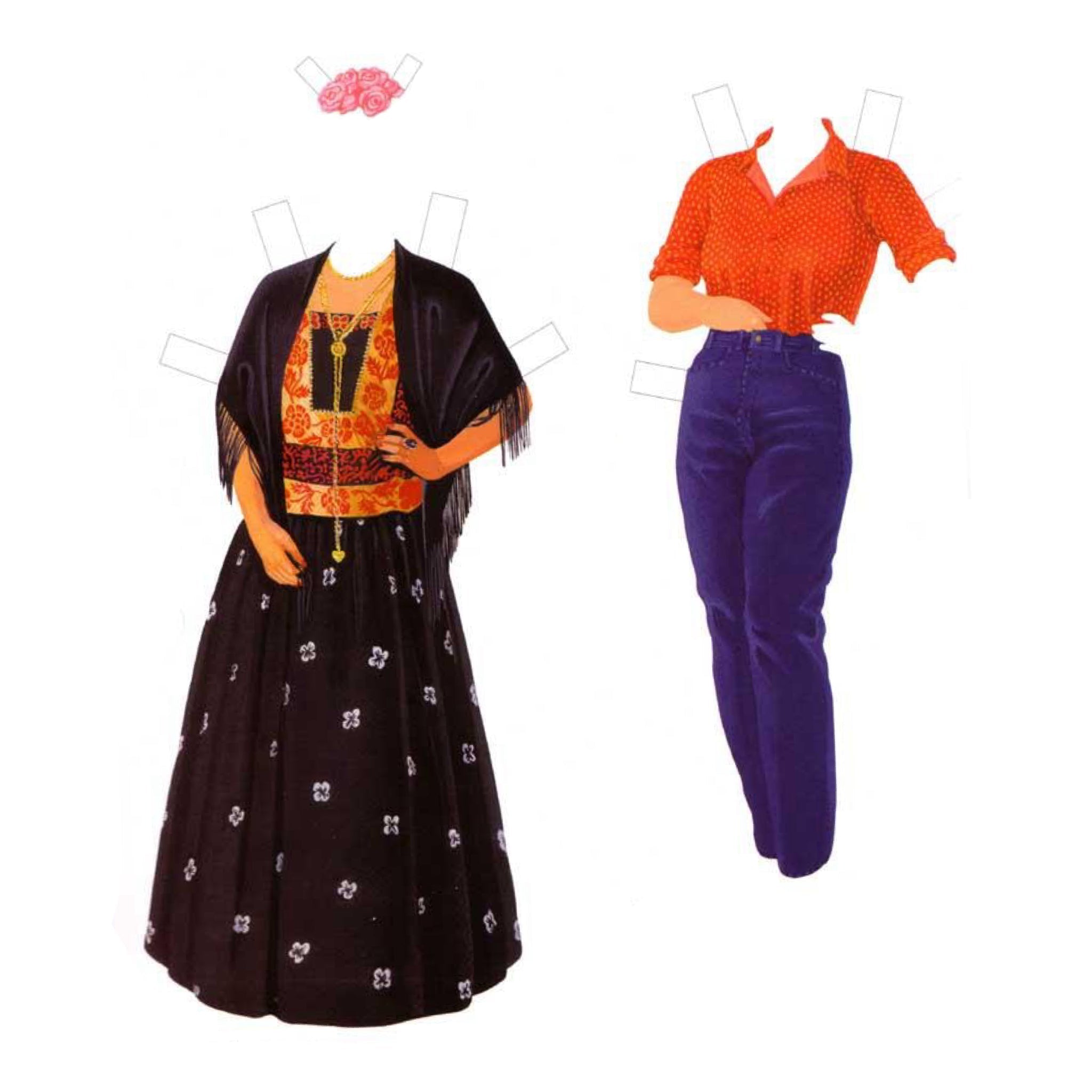 Frida Kahlo Paper Dolls - bubblegum market