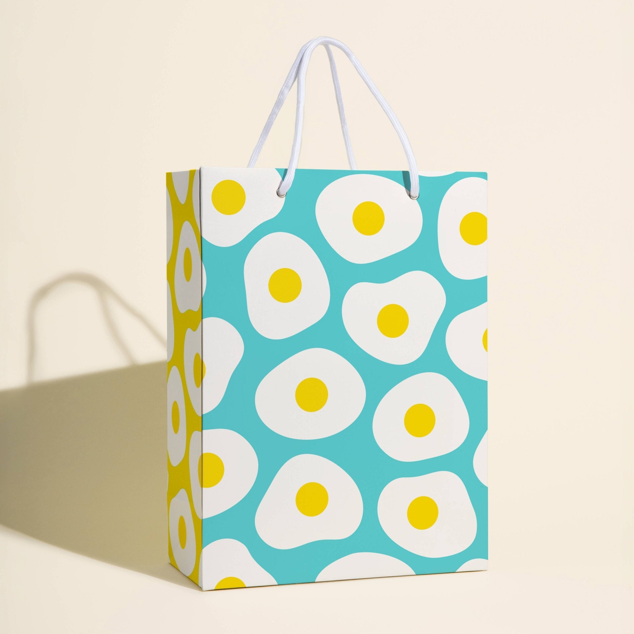 Fried Eggs Pattern Gift Bag - bubblegum market