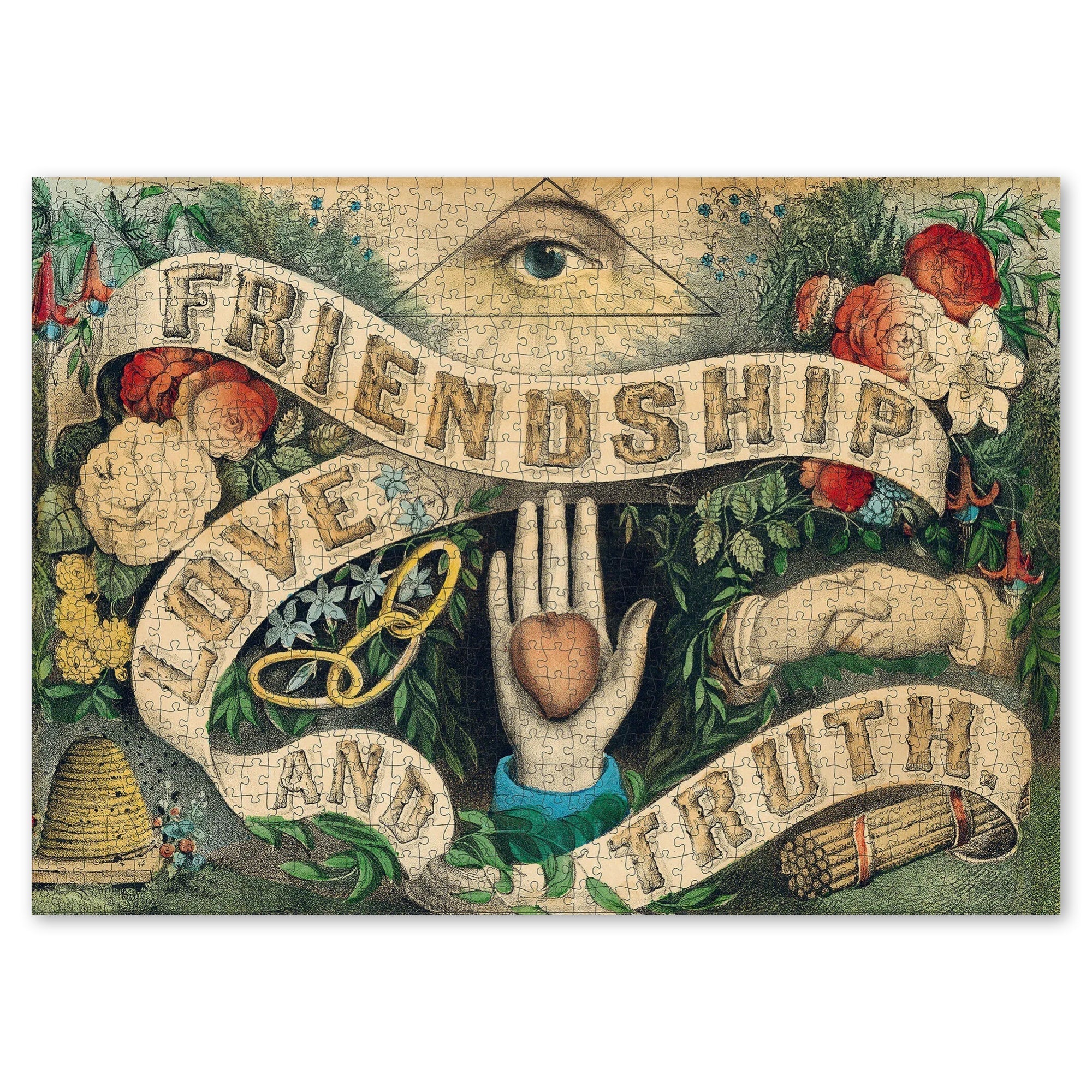 Friendship, Love, and Truth 1000 - Piece Puzzle - bubblegum market