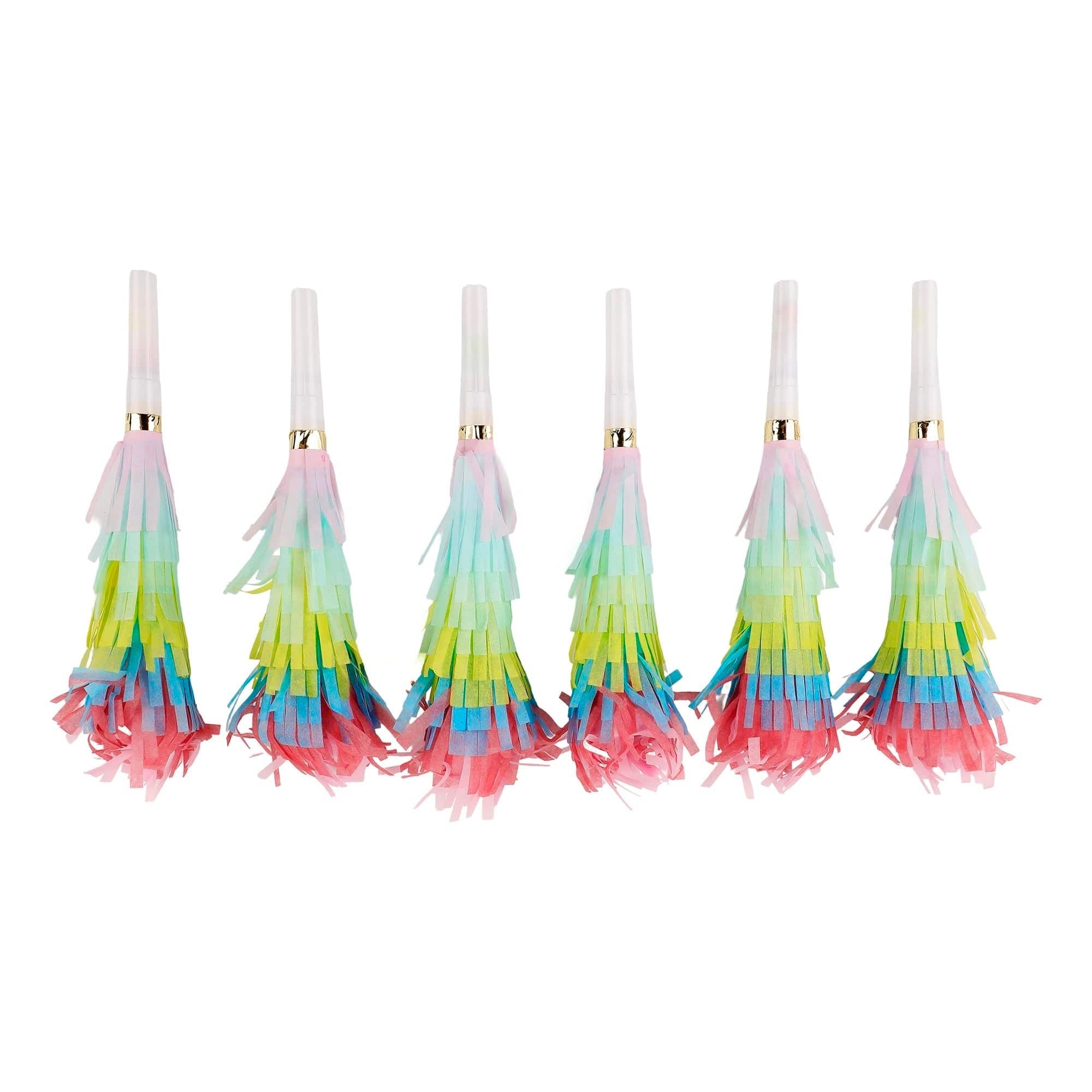 Frill Seeker Fringe Party Blowers Set - bubblegum market