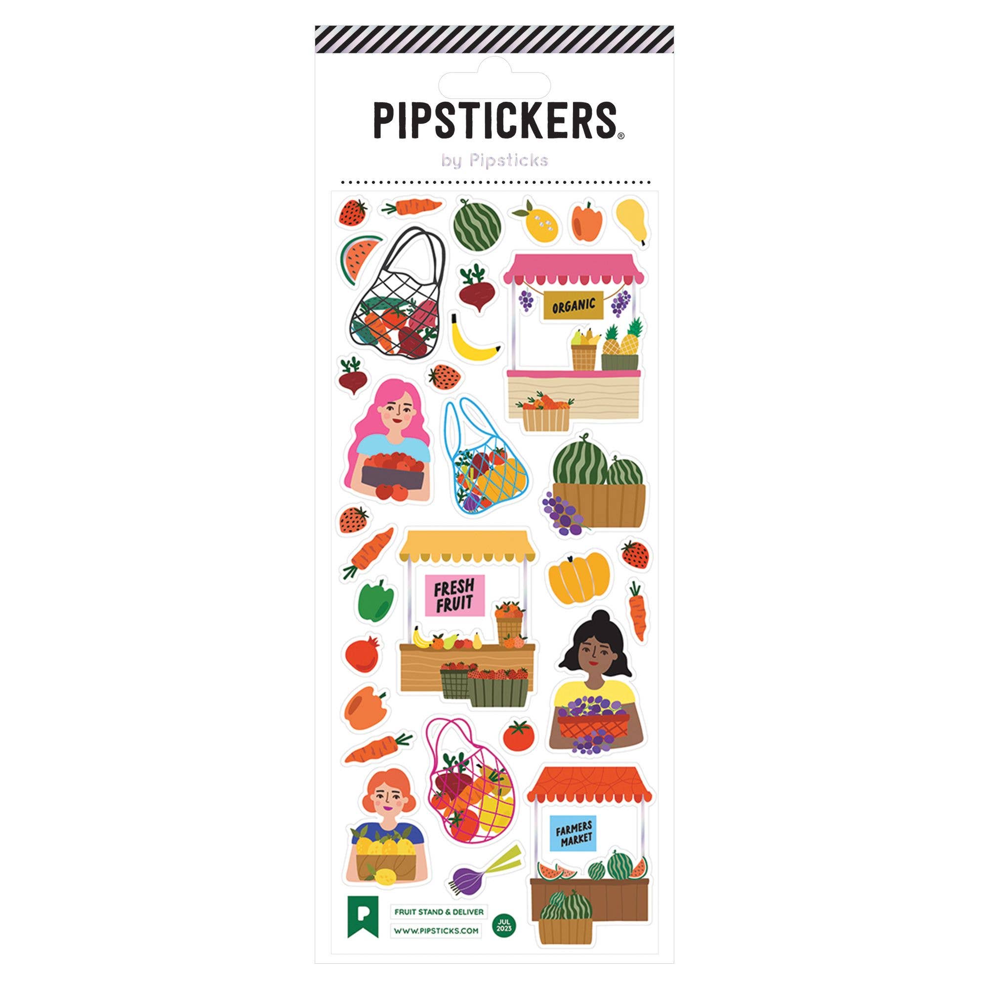 Fruit Stand & Deliver Stickers - bubblegum market