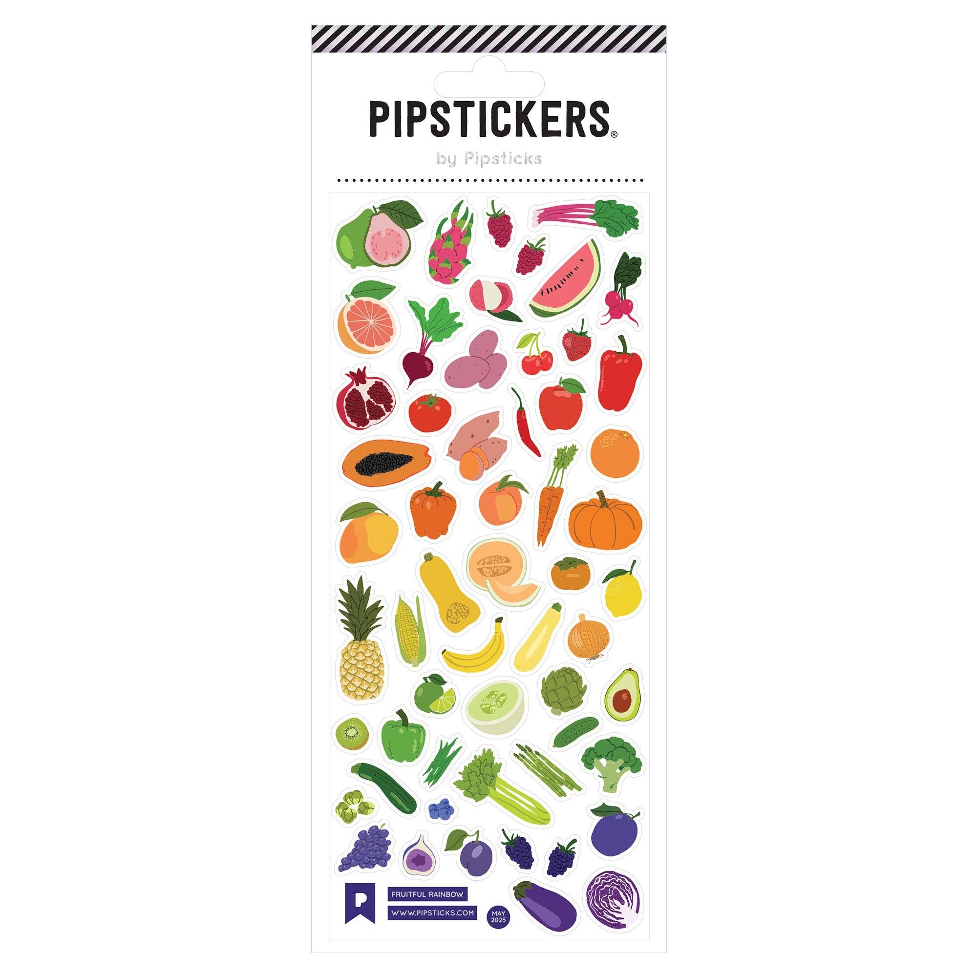 Fruitful Rainbow Stickers - bubblegum market