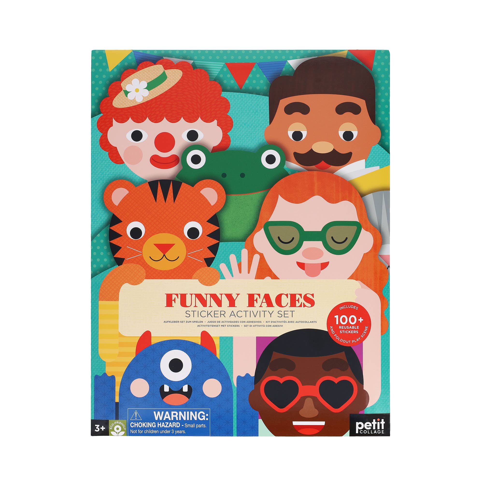 Funny Faces Sticker Activity Set - bubblegum market