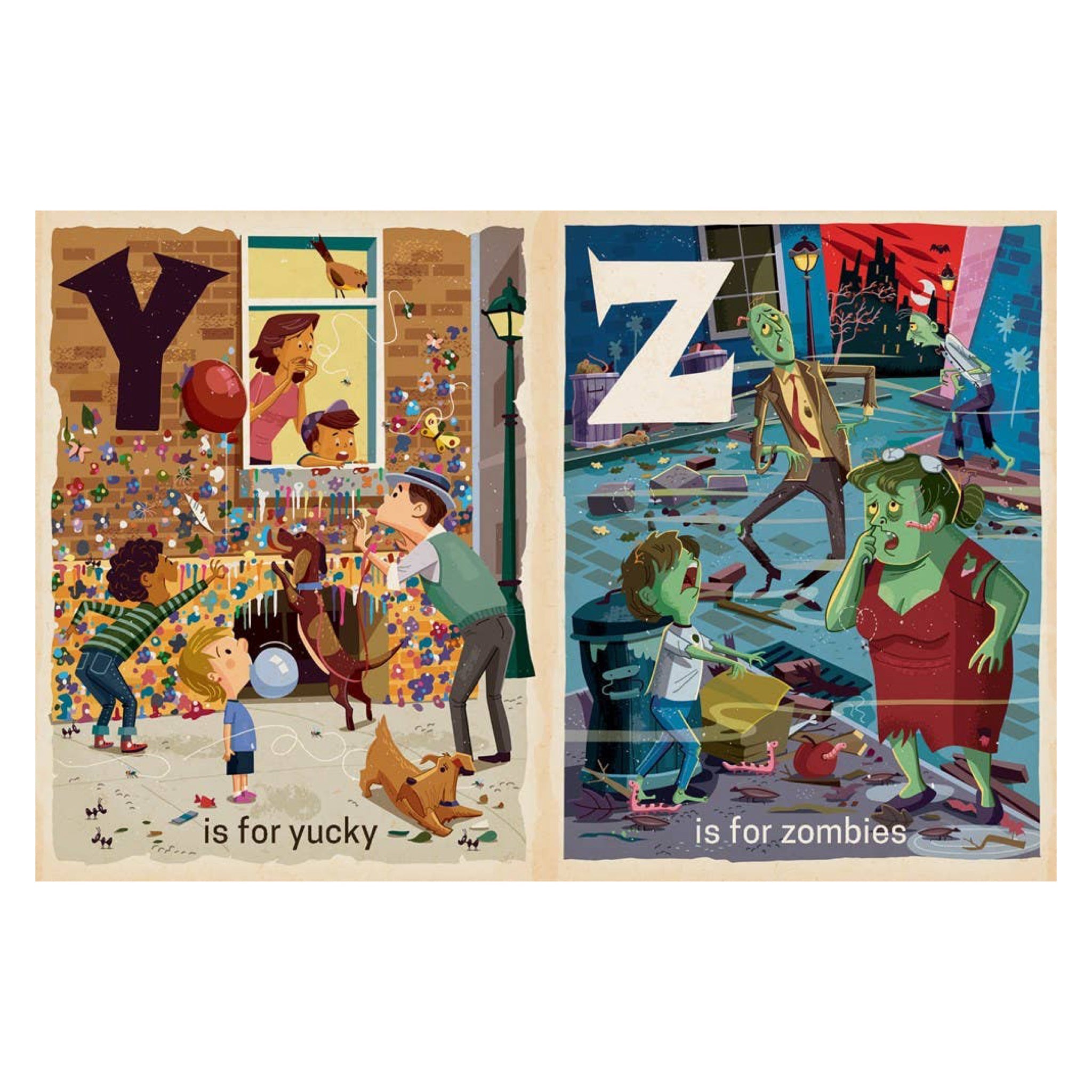 G is for Gross: Alphabet Board Book - bubblegum market