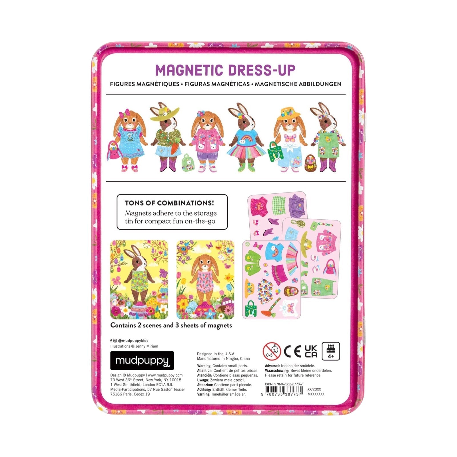 Garden Bunnies Magnetic Dress - Up Set - bubblegum market