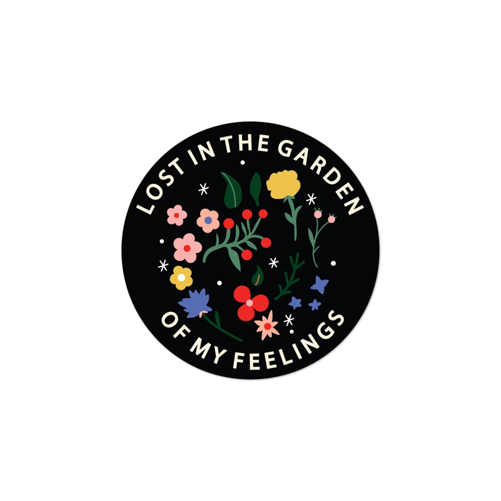Garden of My Feelings Vinyl Sticker - bubblegum market