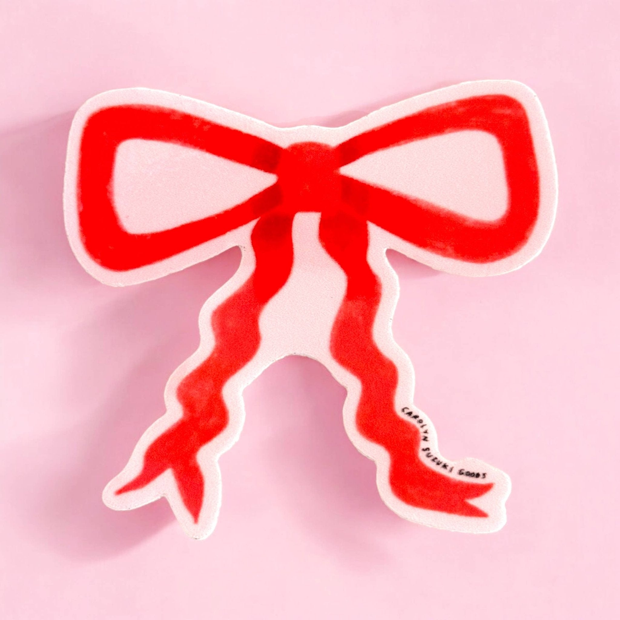 Georgie's Bow Vinyl Sticker - bubblegum market