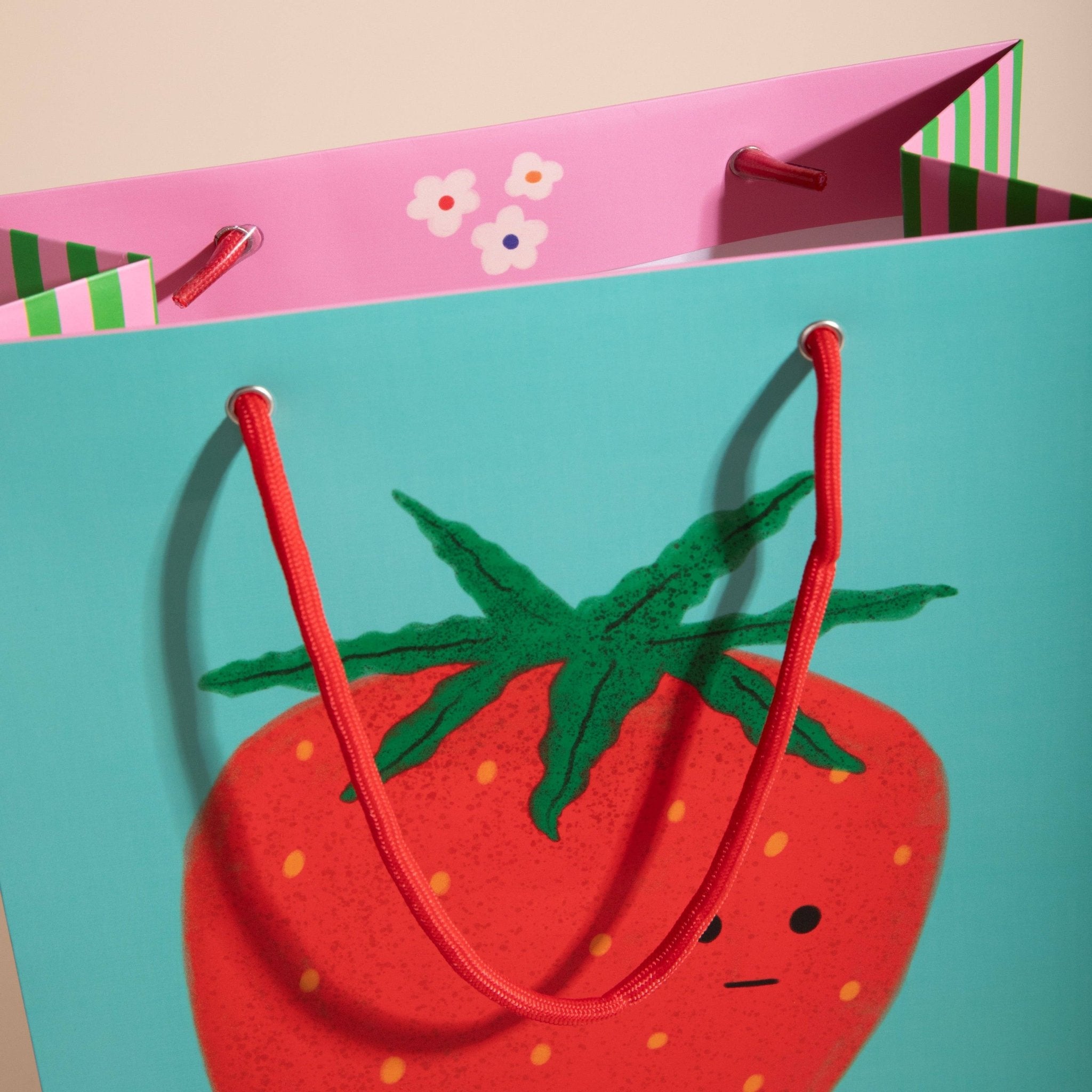 GIANT BERRY Large Gift Bag - bubblegum market