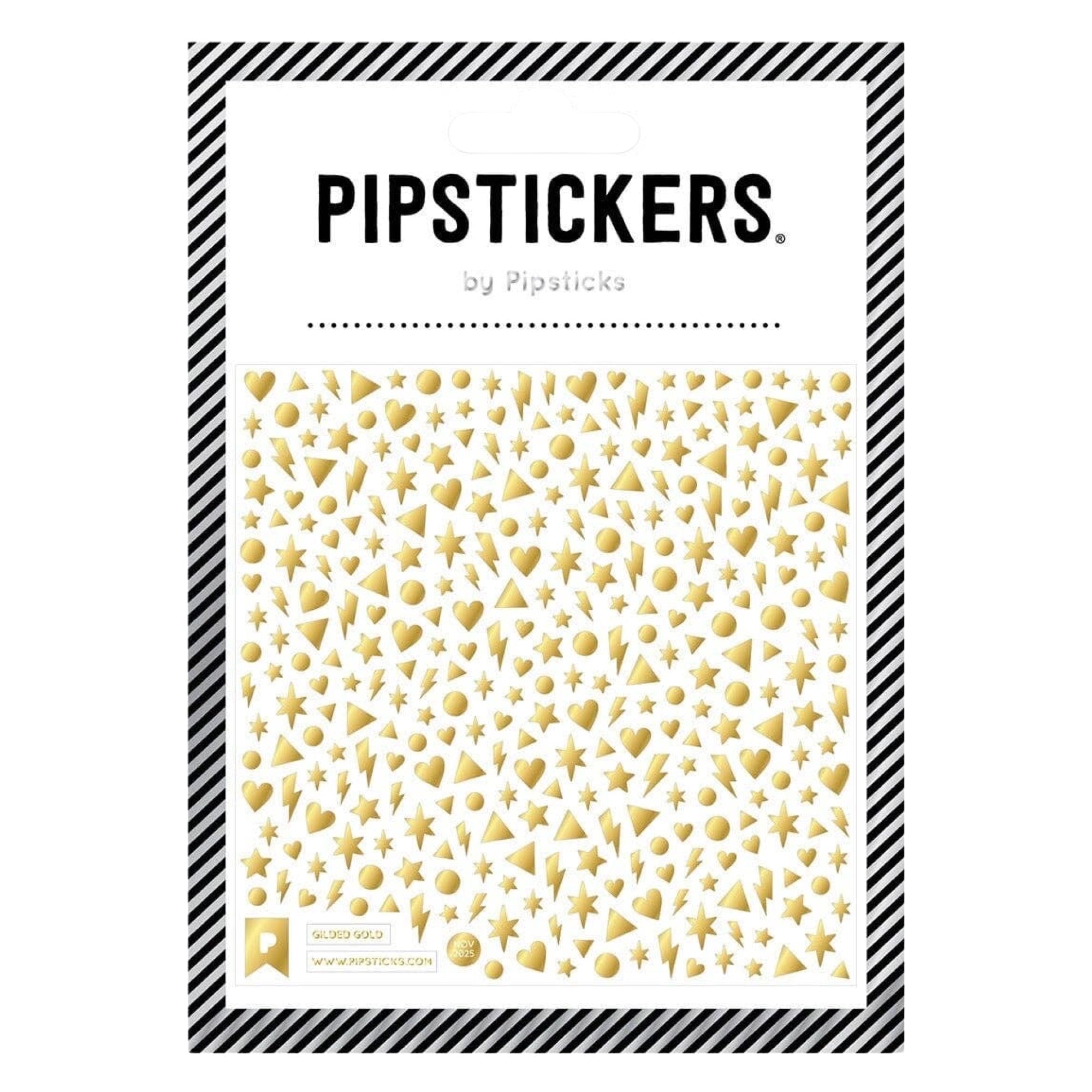 Gilded Gold Stickers - bubblegum market