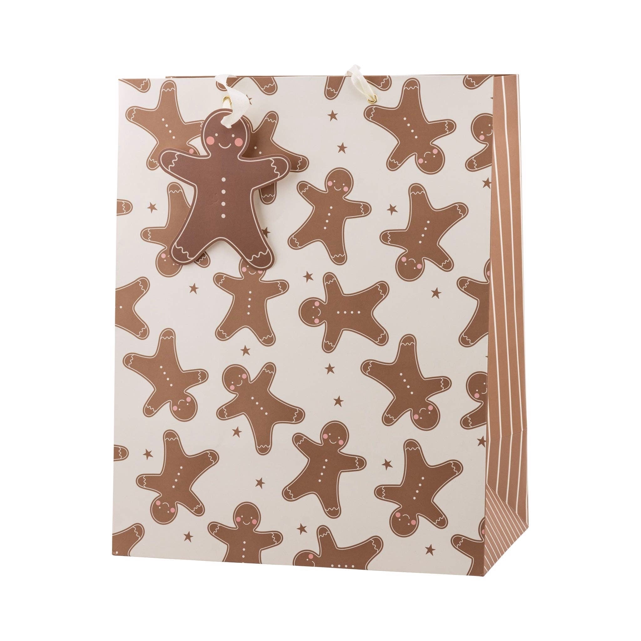 Gingerbread Holiday Gift Bags (Set of 3) - bubblegum market