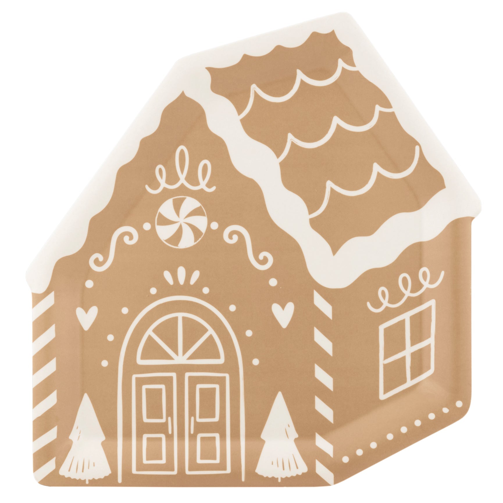 Gingerbread House Bamboo Tray - bubblegum market