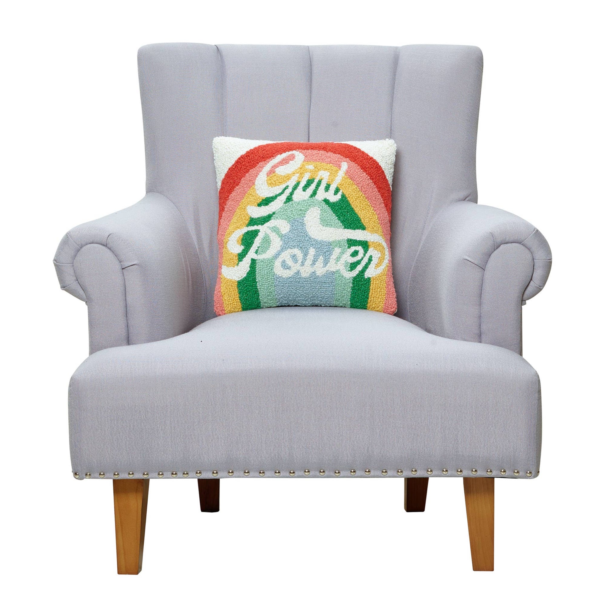 Girl Power Hook Pillow - bubblegum market
