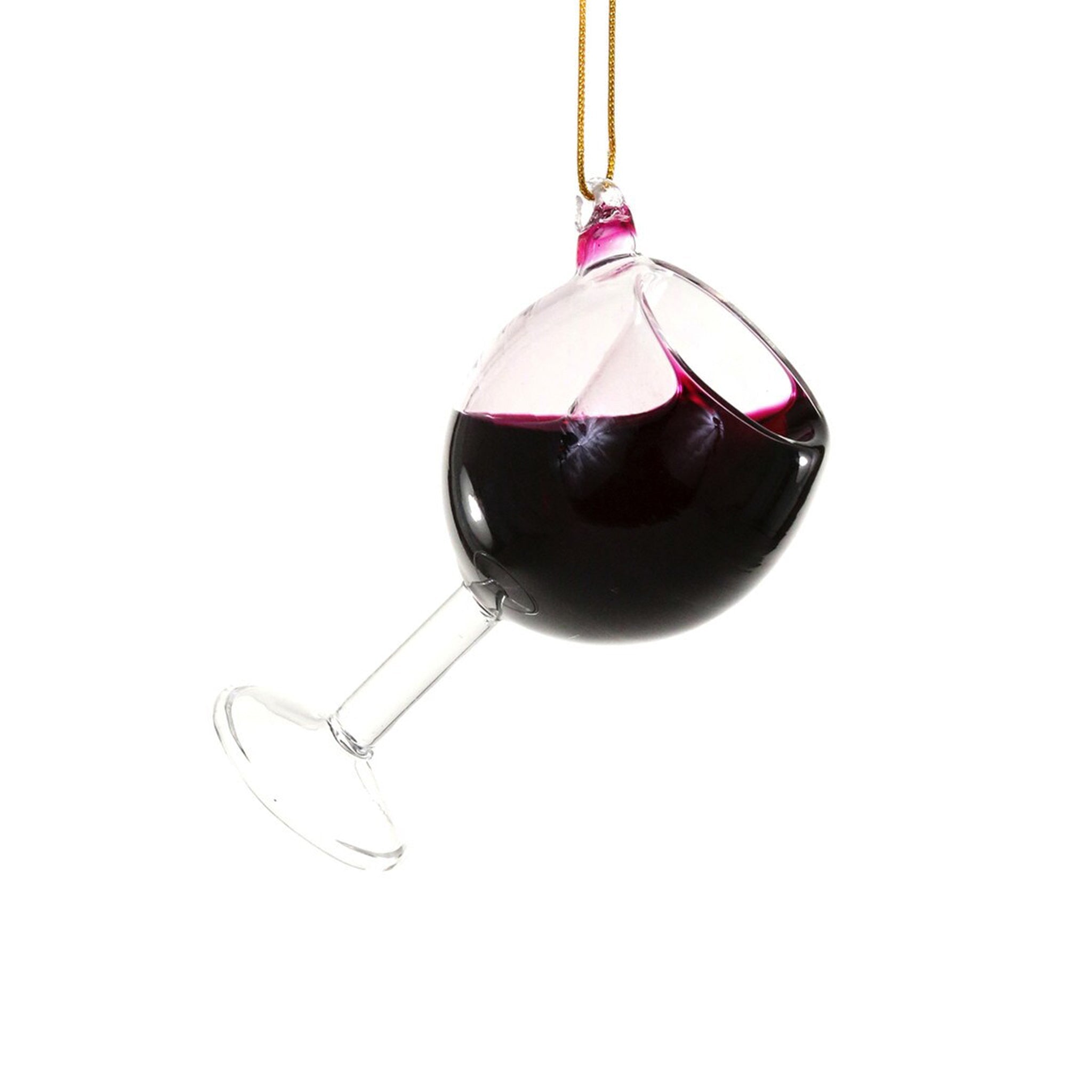 Glass of Wine Ornament: Cabernet 3" - bubblegum market