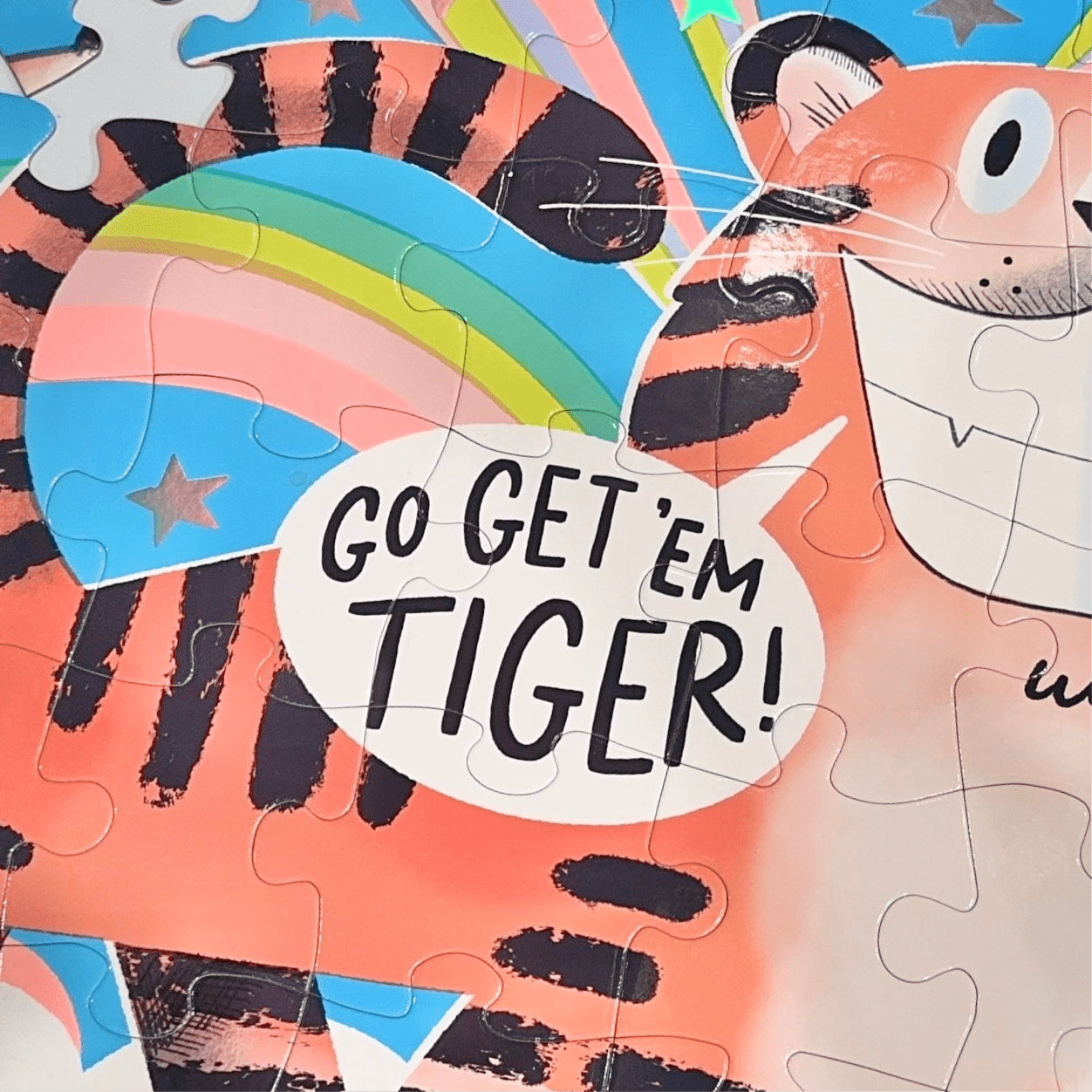 GO GET 'EM TIGER Double - Sided Puzzle - bubblegum market