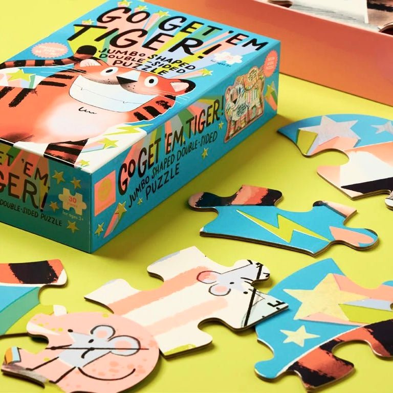 GO GET 'EM TIGER Double - Sided Puzzle - bubblegum market