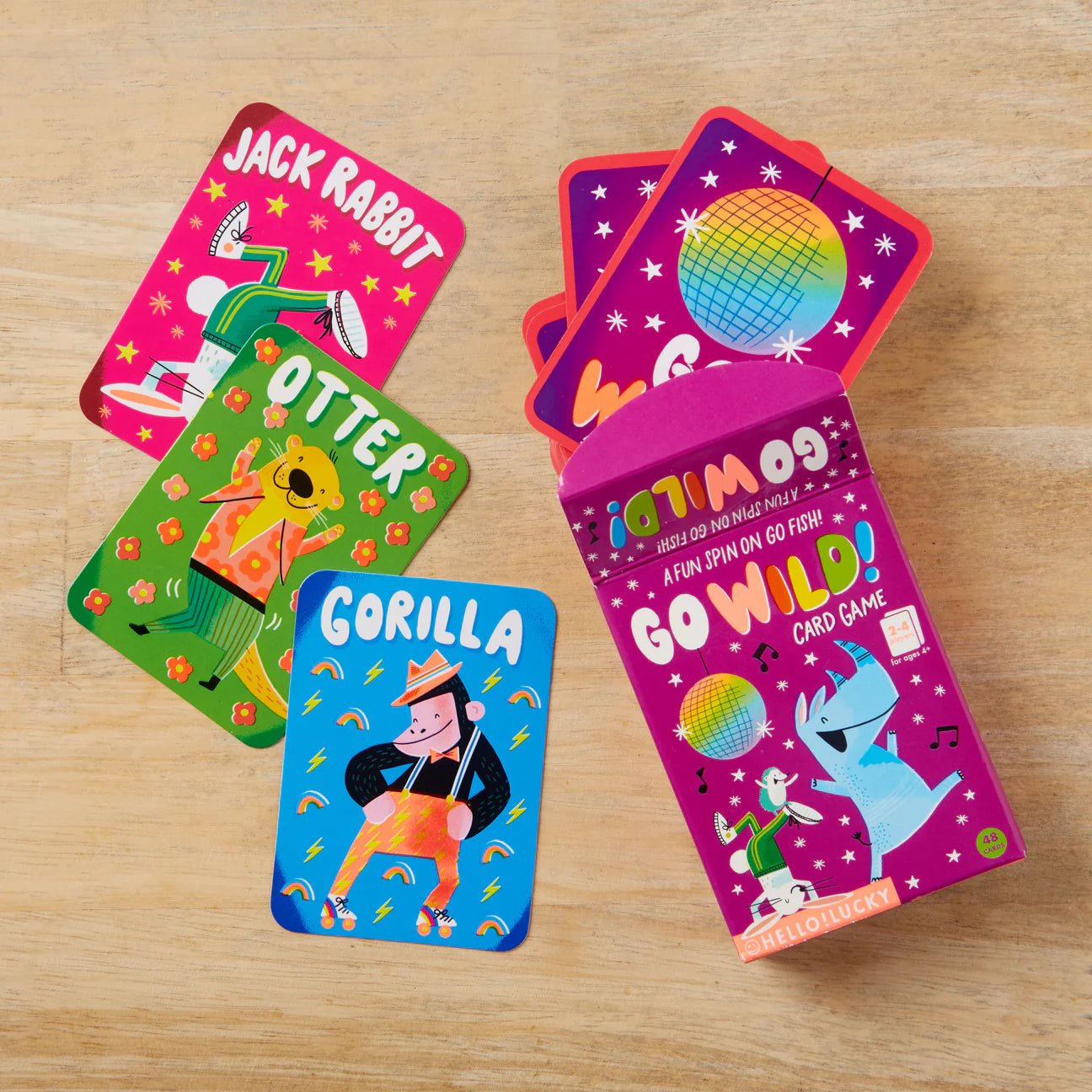 GO WILD! Card Game - bubblegum market