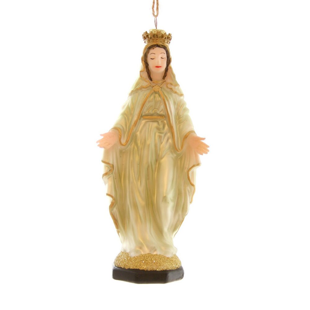 Gold Crowned Mary Ornament 6" - bubblegum market
