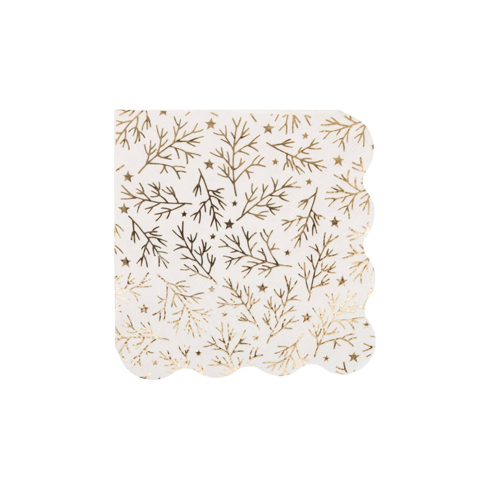 Gold Sprigs Cocktail Napkins - bubblegum market