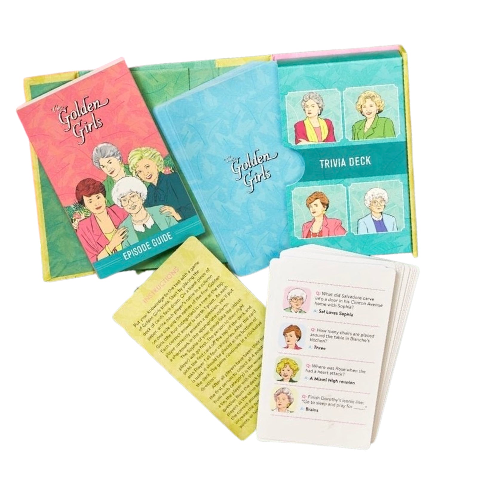 Golden Girls: Trivia Deck and Episode Guide - bubblegum market