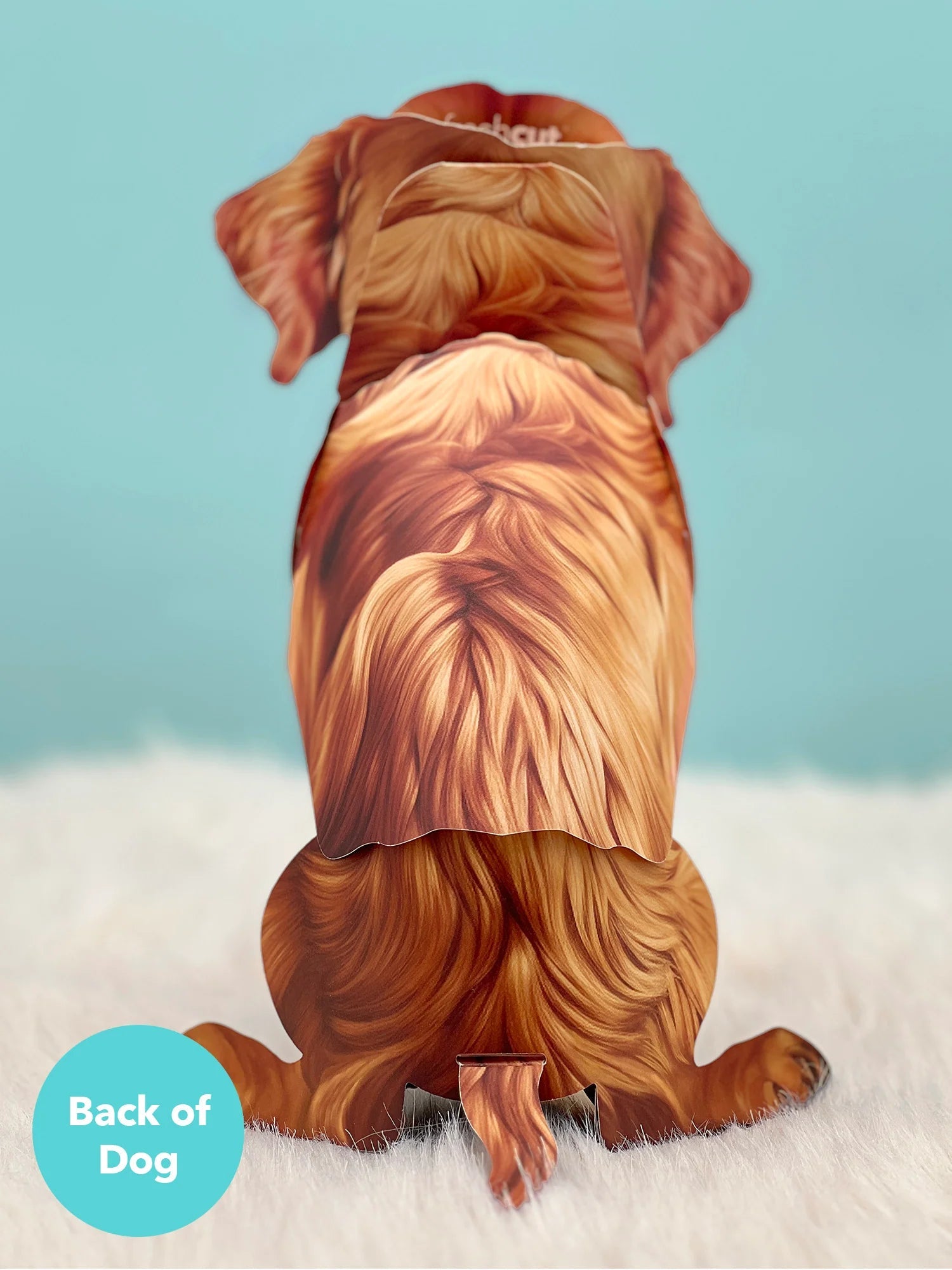 Golden Retriever Pop - Up Pet Card - bubblegum market